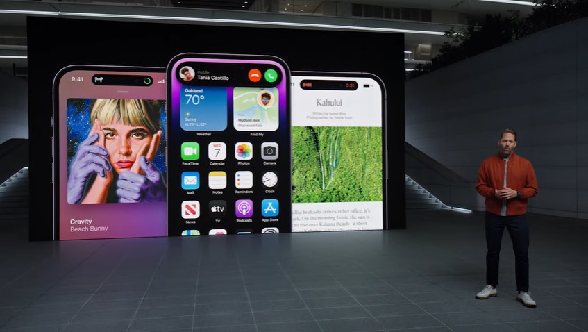 La 'Isla Dinámica' de los iPhone Pro y Pro Max se transformará según las aplicaciones que el usuario tenga funcionando en segundo plano y podrá interactuar con ellas por medio de esta funcionalidad sin necesidad de abrirlas. (Apple)