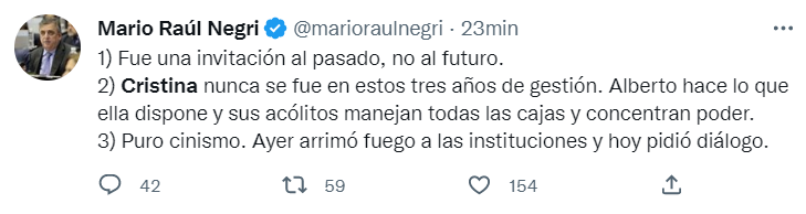 La opinión del jefe de bloque de la UCR en la Cámara de Diputados 