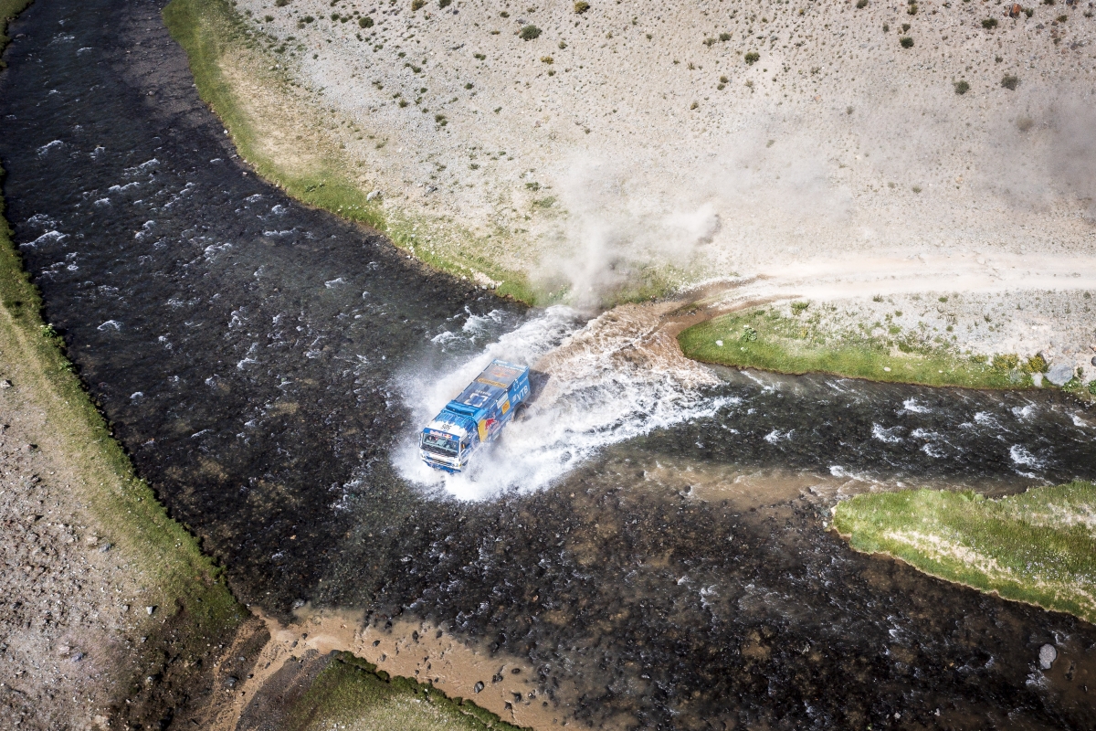 Los Kamaz son todo terreno y desde 2000 dominan el Rally Dakar (Prensa Kamaz)