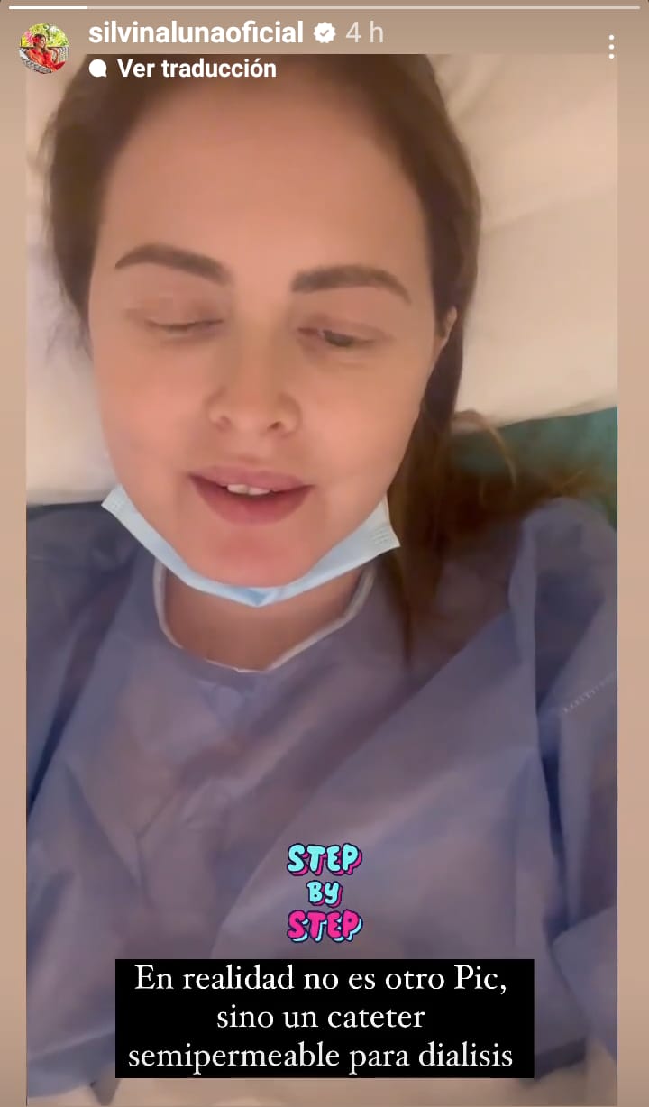 Silvina Luna grabó un video desde el hospital previo a entrar al quirófano (Instagram)