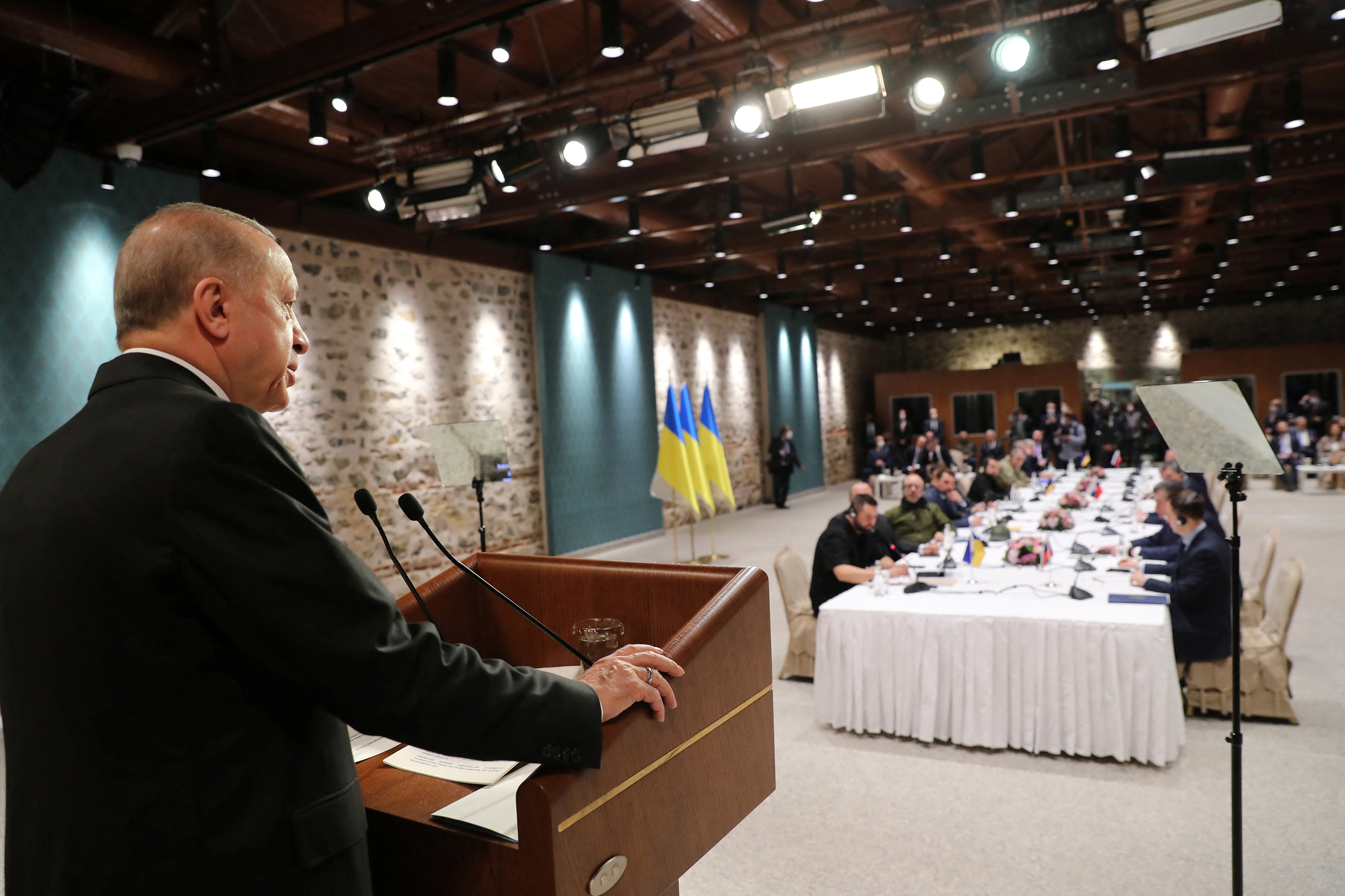 Erdogan enel inicio de las negociaciones entre Rusia y Ucrania