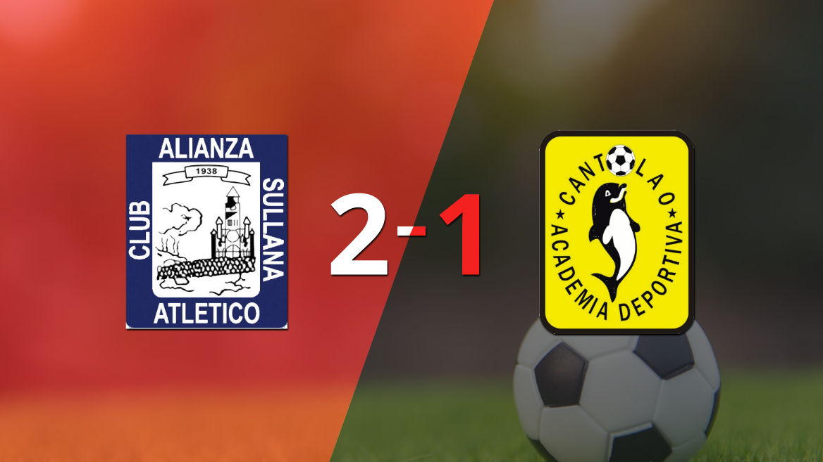 Alianza Atlético le ganó a Cantolao en su casa por 2-1