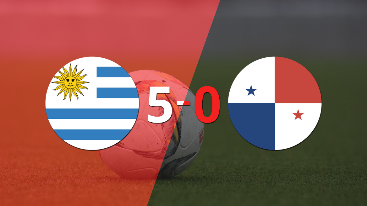 Panamá cayó ante Uruguay con dos goles de Edinson Cavani