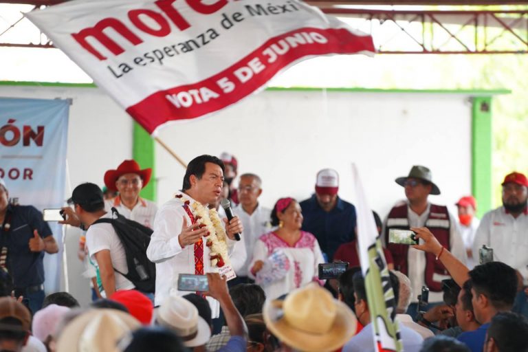 Mario Delgado se alzaría como el dirigente nacional más ganador de 2022 con 5 de 6 gubernaturas, de acuerdo con López-Dóriga (Foto: Morena)