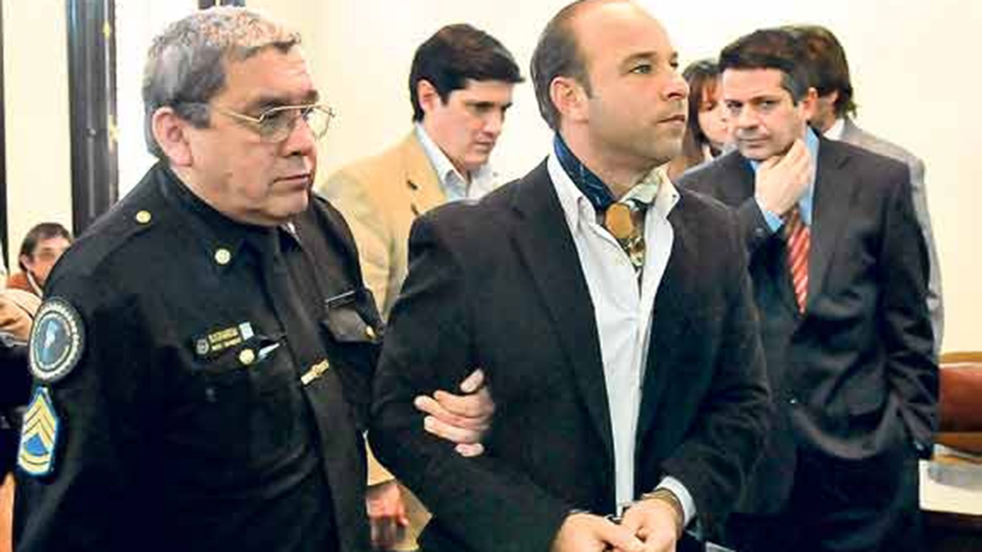 Mario Baldo durante el juicio por narcotráfico (La Voz)