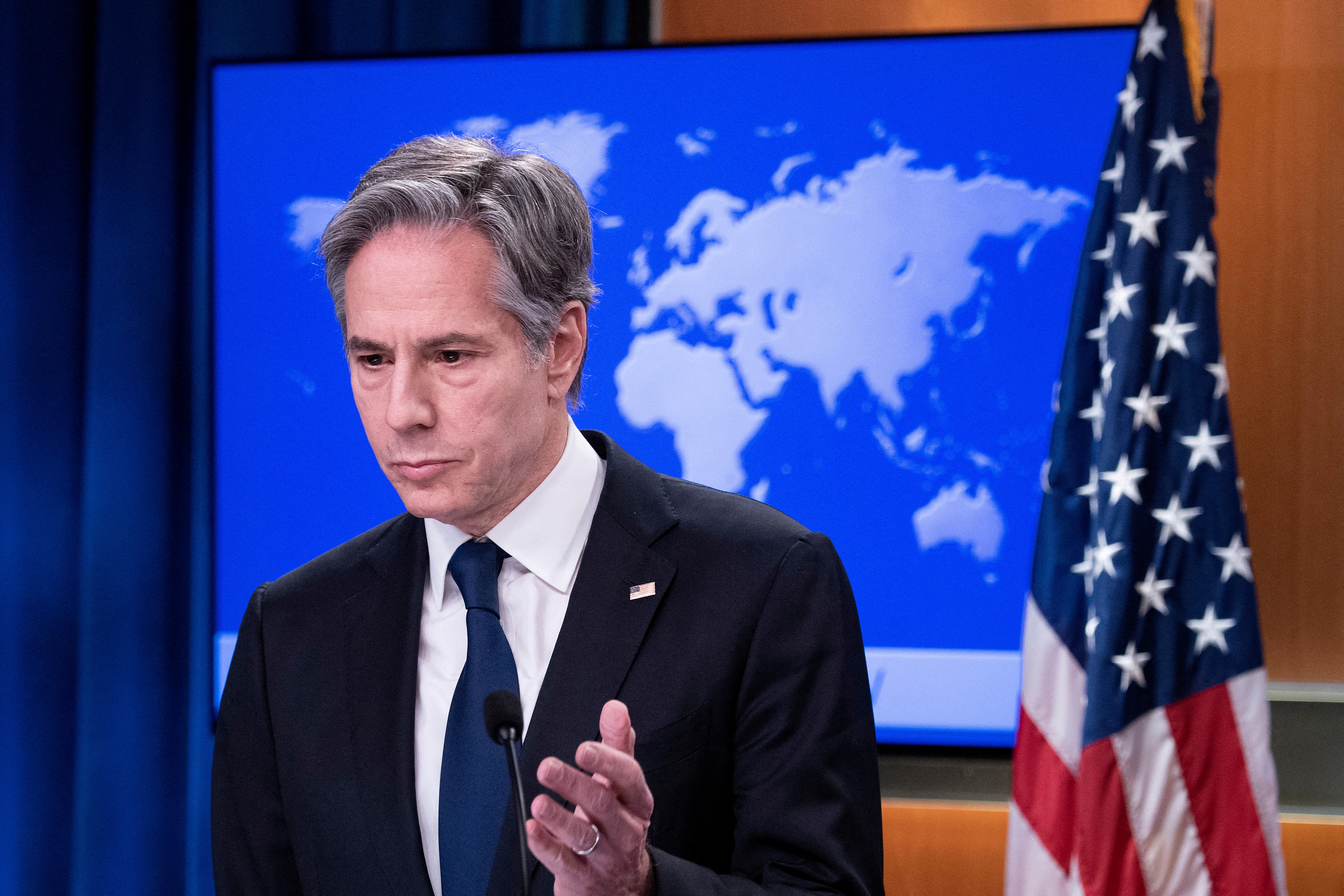 Antony Blinken (Brendan Smialowski/Pool via REUTERS/Archivo)