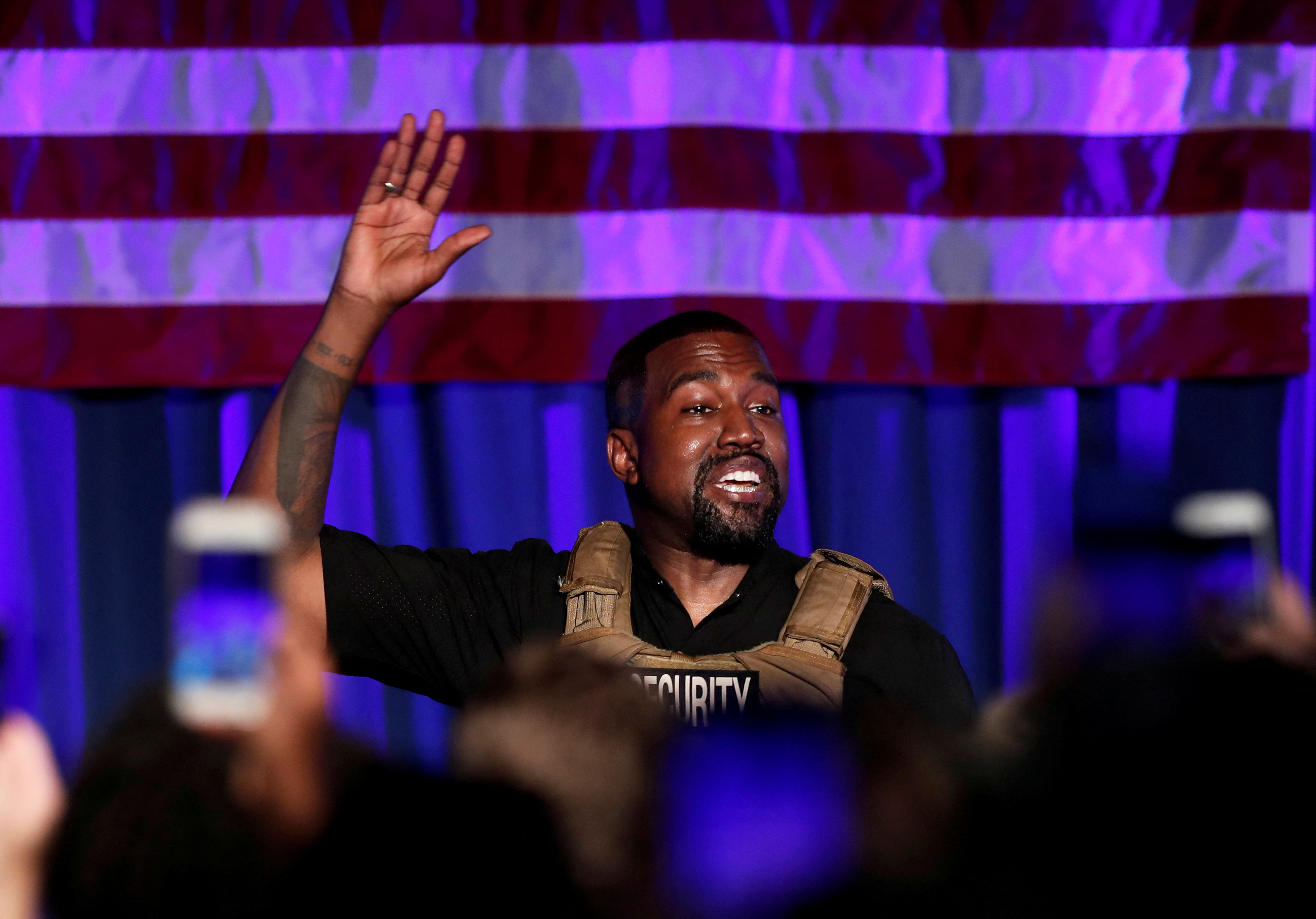 El rapero Kanye West celebró un mitin en apoyo de su candidatura presidencial 2020 (REUTERS/ Randall Hill/Archivo)
