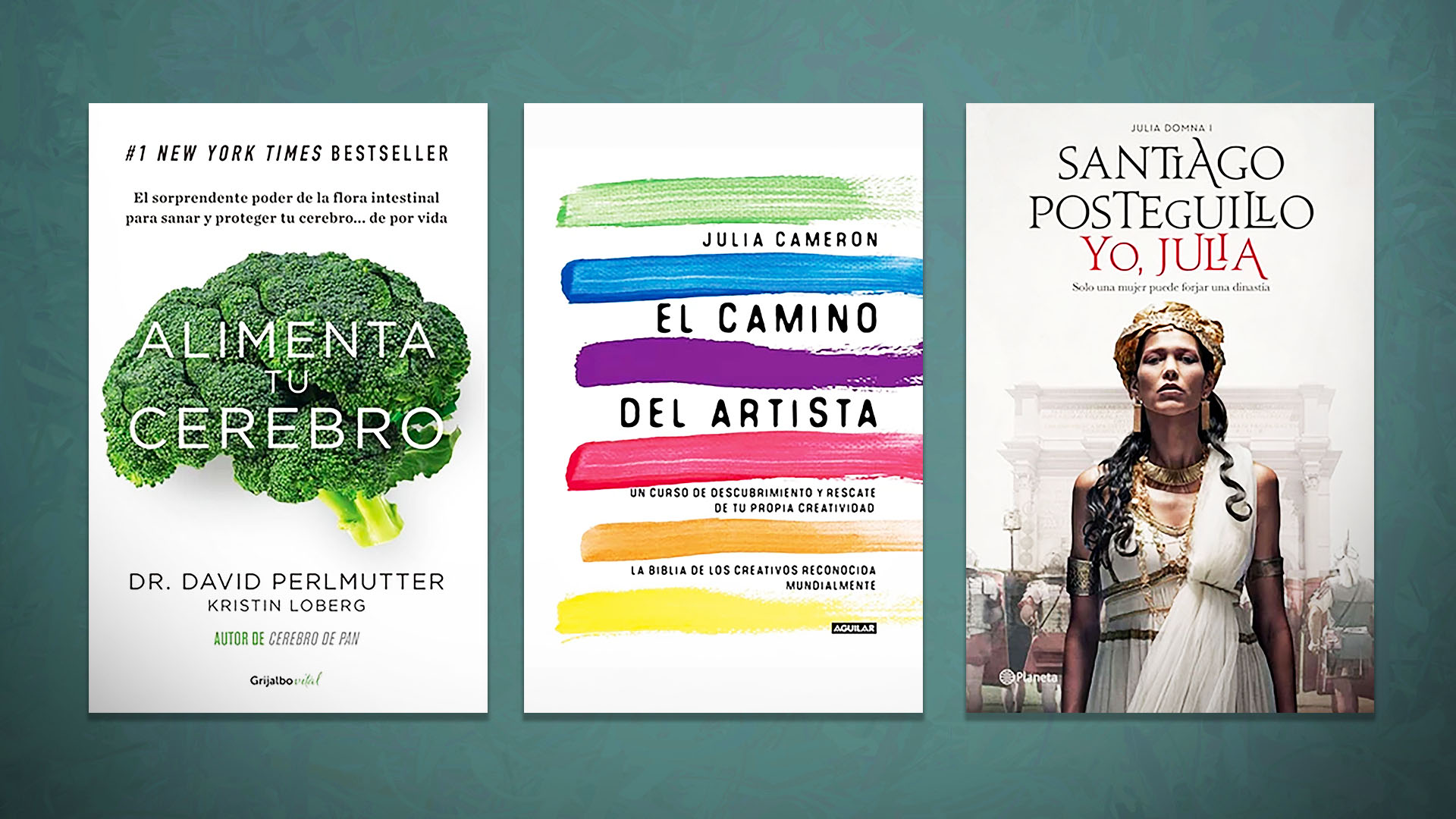 Qué leer el fin de semana: “Alimenta tu cerebro”, “El camino del artista” y Santiago Posteguillo por menos de 1.200 pesos argentinos