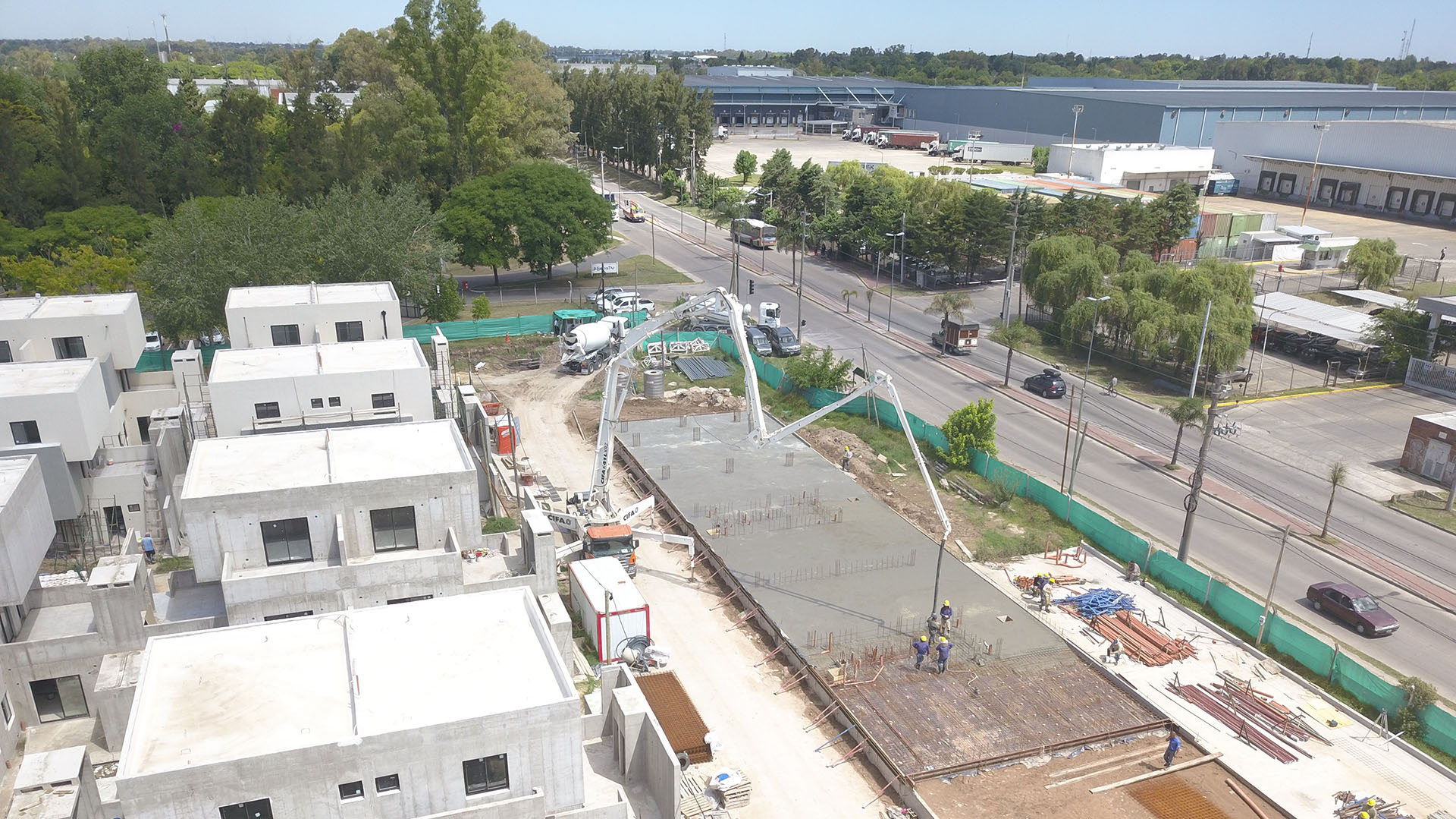 Las obras avanzan en Altos del Encuentro en Tigre