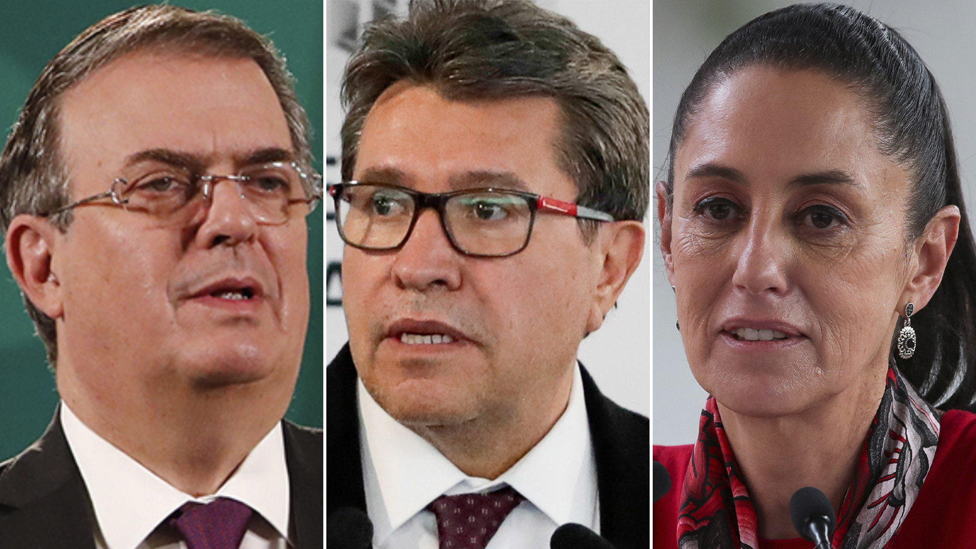 Marcelo Ebrard y Claudia Sheinbaum se perfilan como los favoritos para las elecciones de 2024 (Fotos: Reuters / Senado de la República / Reuters)