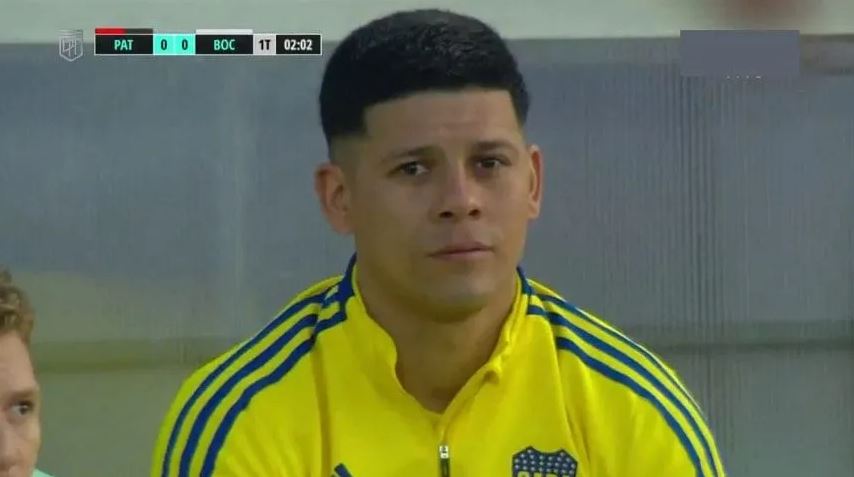 Marcos Rojo se lesionó en la entrada en calor ante Patronato y Facundo Roncaglia debutó en su lugar en Boca Juniors