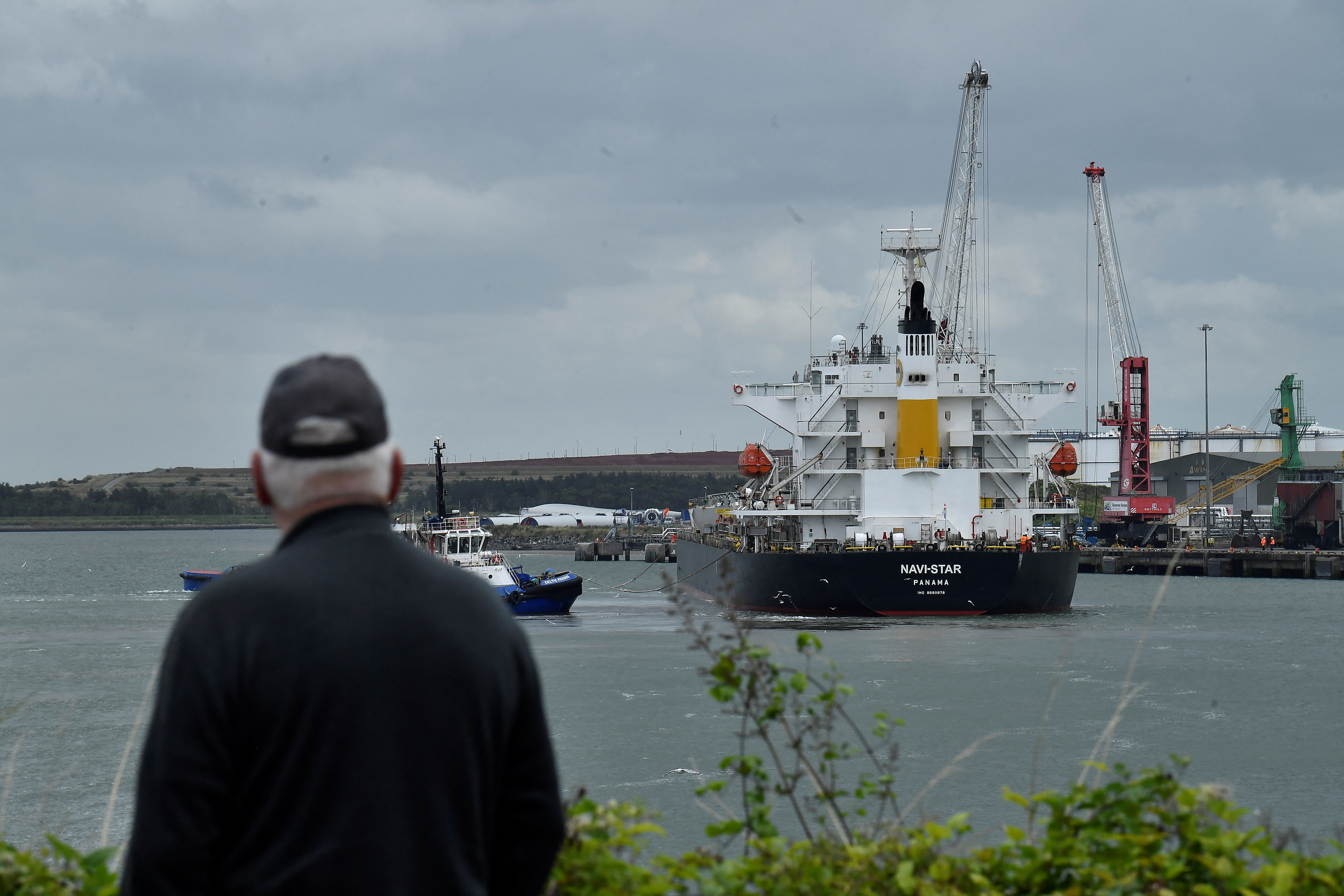 El barco ucraniano de cereales llega a Irlanda (REUTERS/Clodagh Kilcoyne)