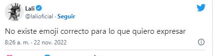 Lali Espósito también dijo lo suyo durante el primer partido de Argentina en el mundial