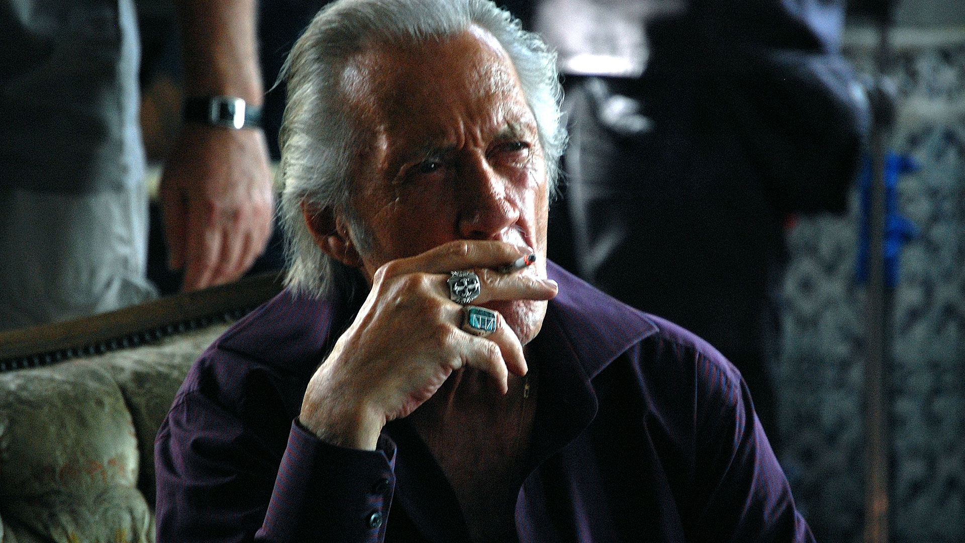 Retrato de David Carradine en el filme Stretch (2011)