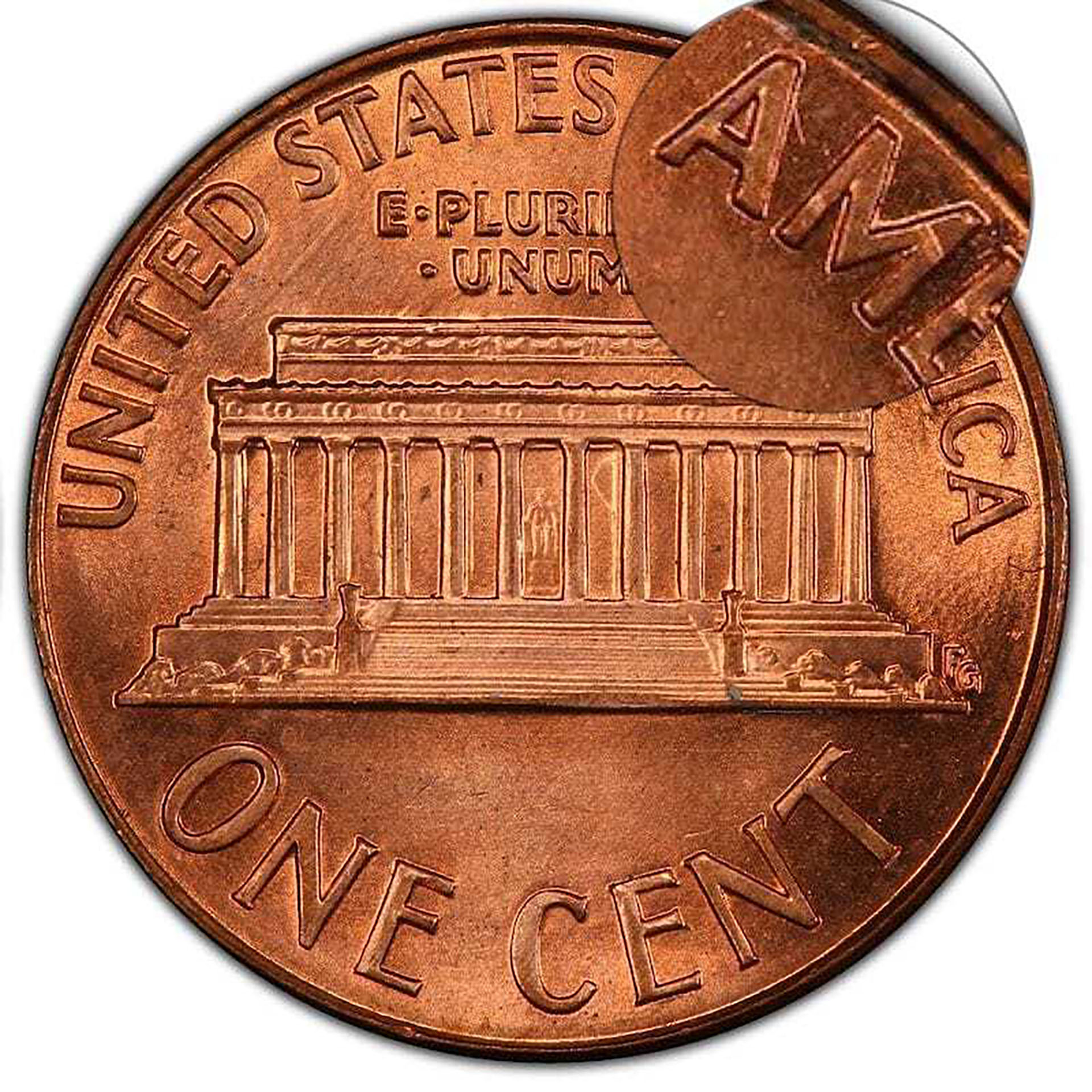 Una disposición rara de las letras cambió el valor de esta moneda. Fuente: geekycamel