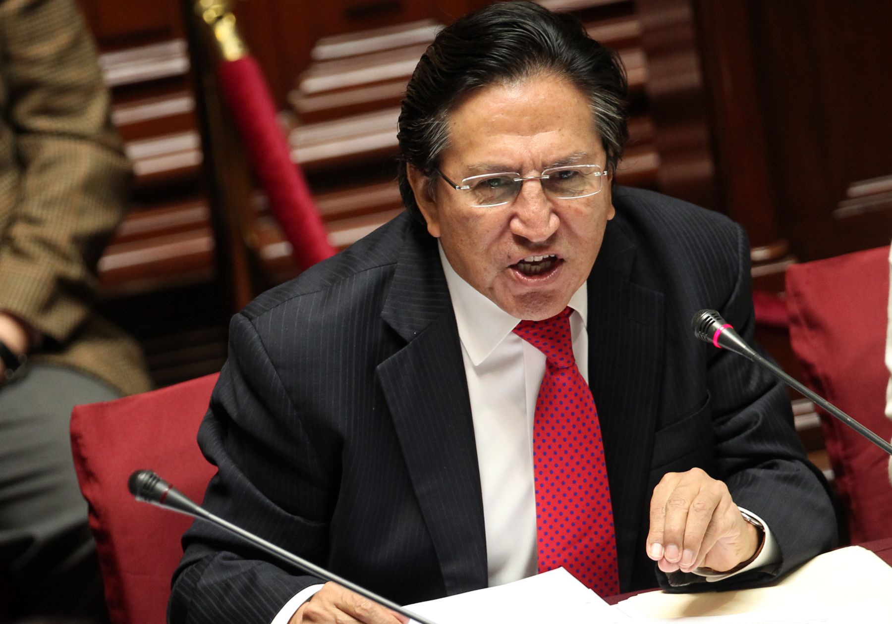 El expresidente Alejandro Toledo pasará control de identidad en el Poder Judicial. (Andina)