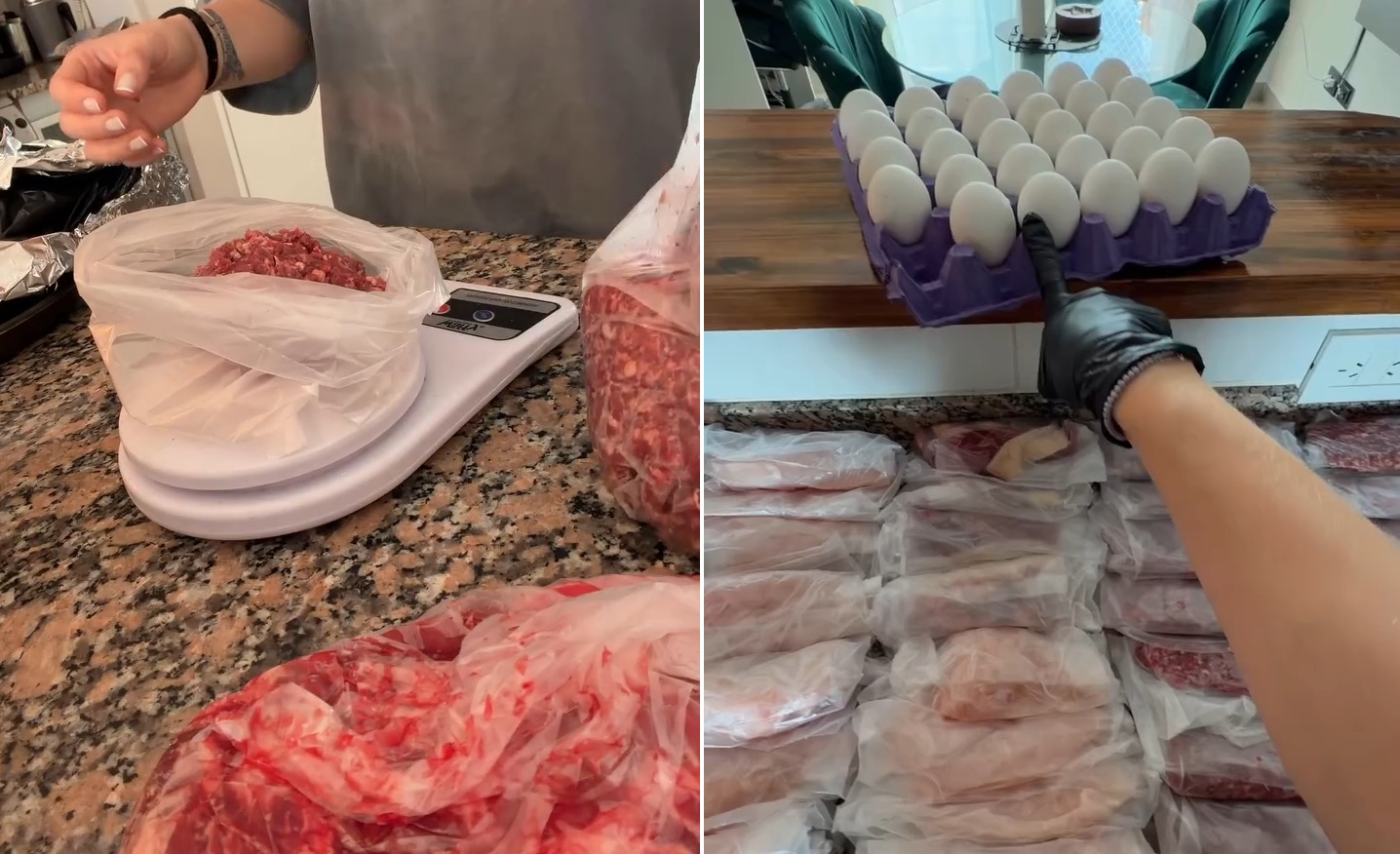 Sol Di Paola mostró cómo organiza sus compras de alimentos para el mes