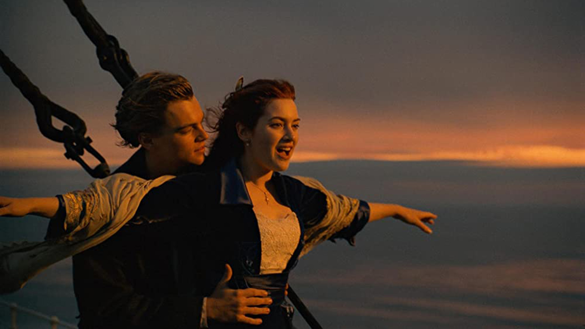 Además del tema principal, esta escena de "Titanic" es considerada una de las más famosas del cine
(The Grosby Group)