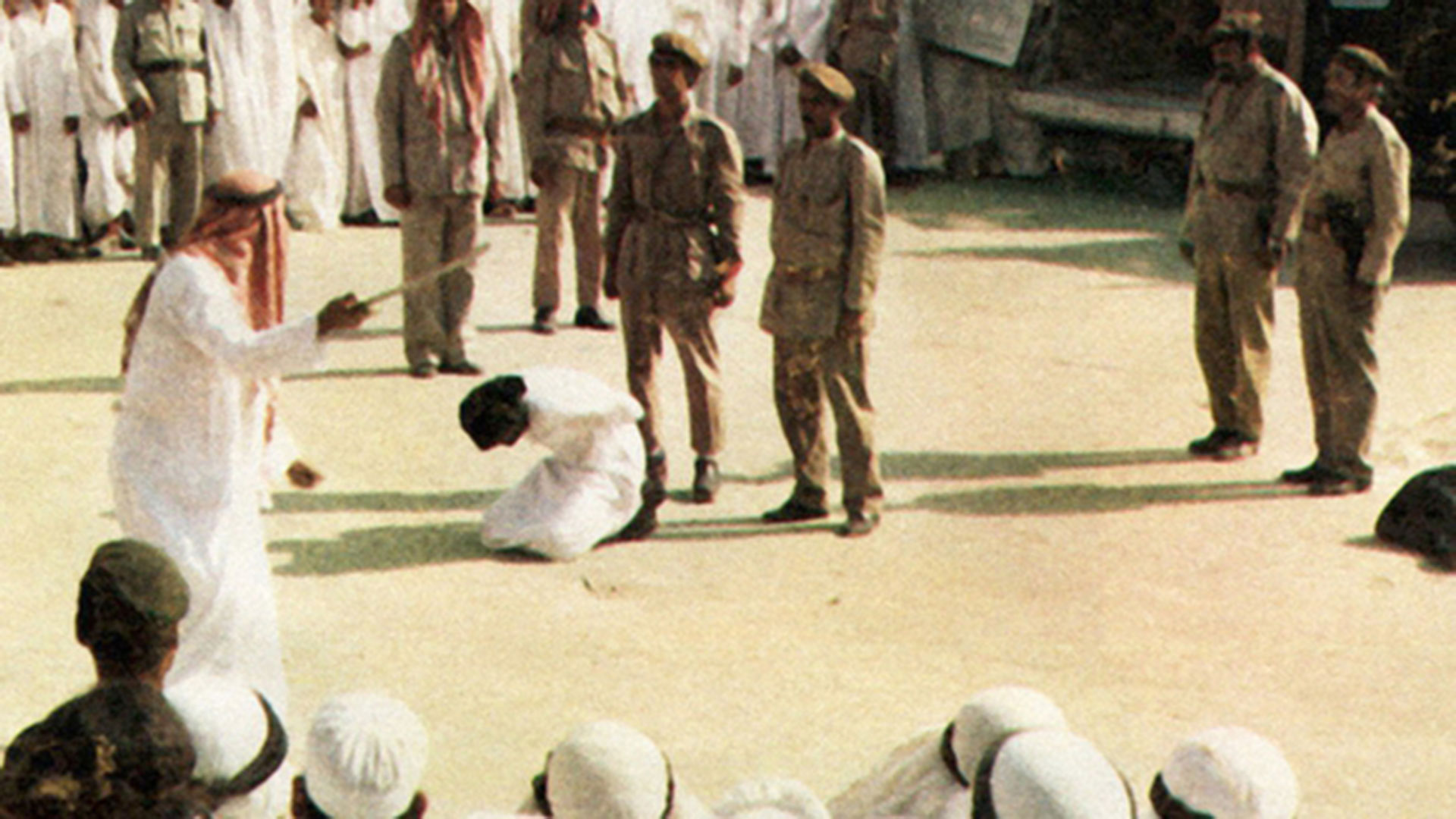 Imagen de una ejecución en Arabia Saudita