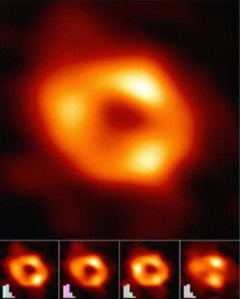 El masivo agujero negro se encuentra al centro de la galaxia Vía Láctea (Foto: Twitter / @CIENCIA_UNAM)