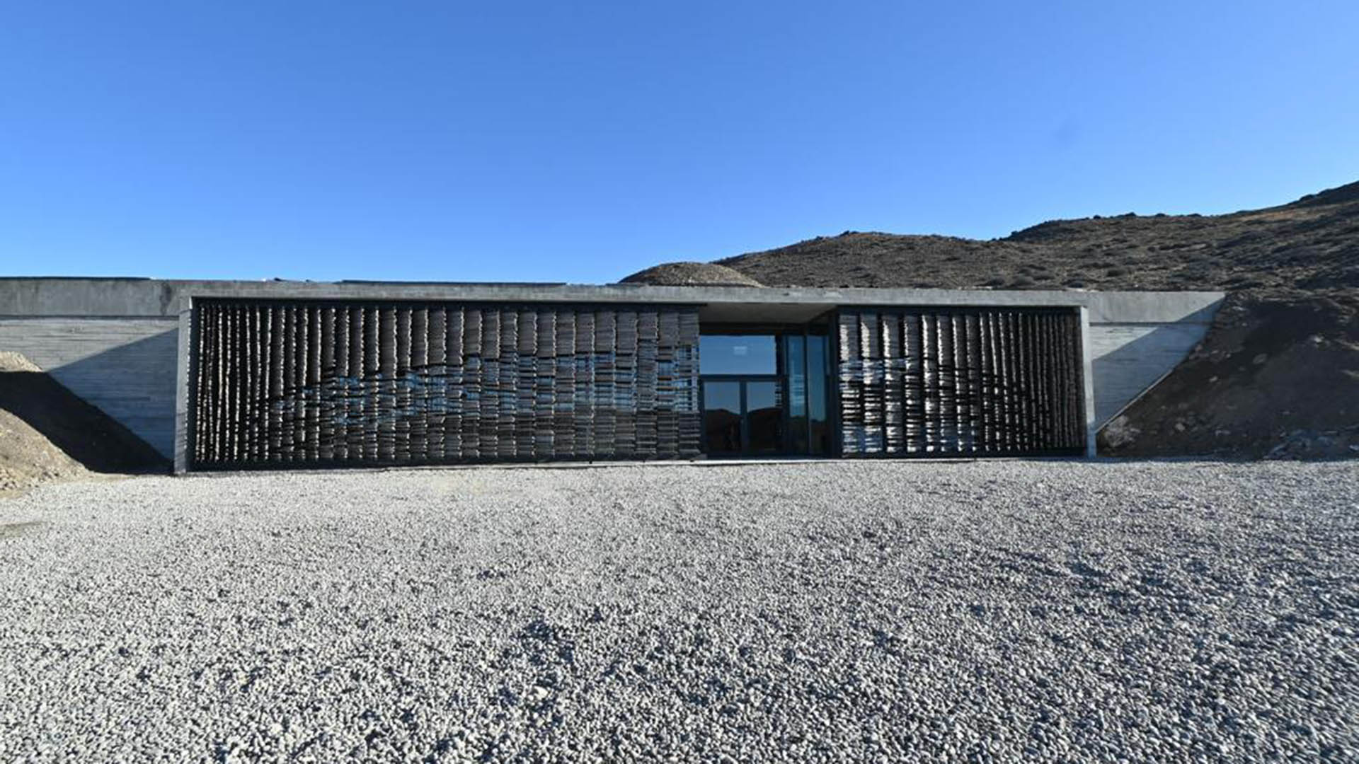 El Planetario donado por Elsa está construido en plena estepa patagónica
