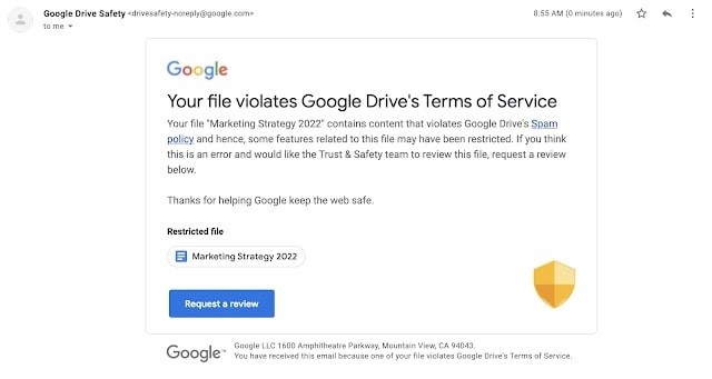 Google Drive eliminará sus archivos si detecta un contenido inapropiado
