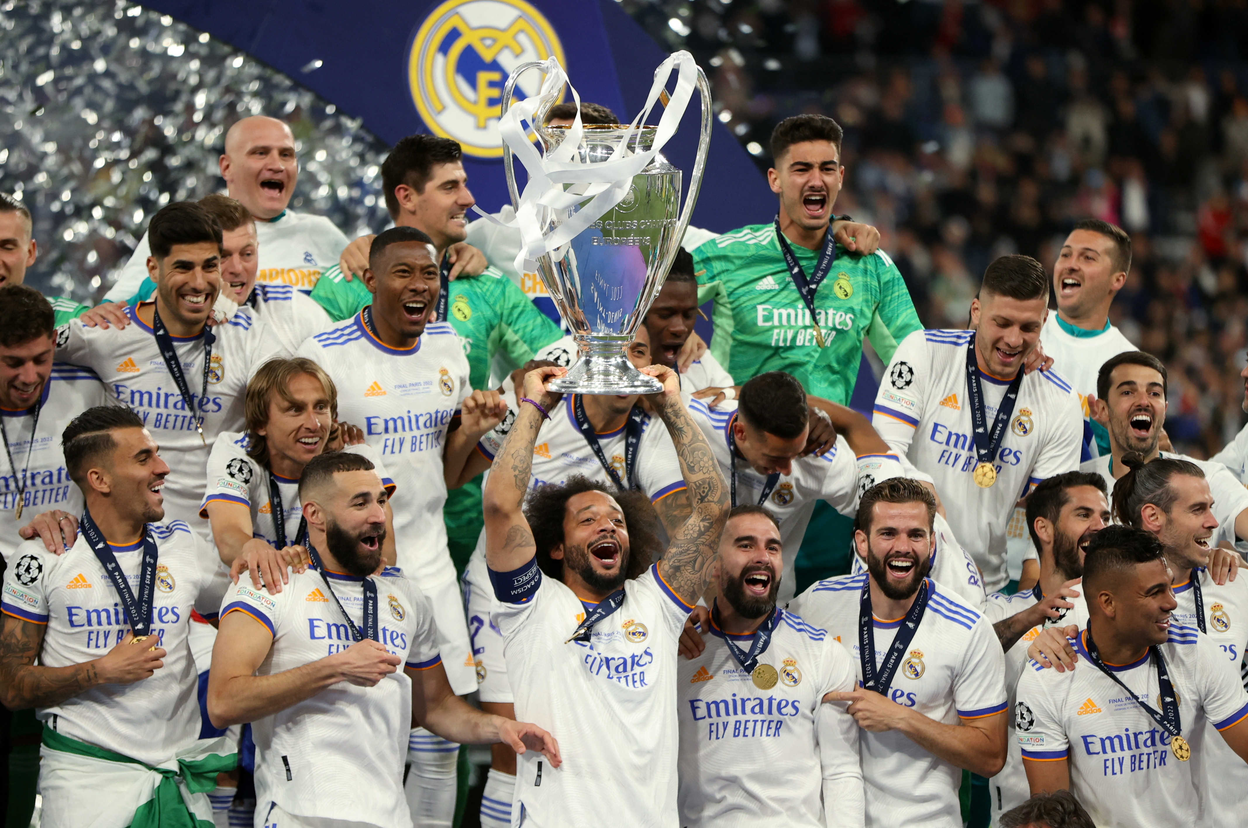 Real Madrid se coronó campeón de Champions League tras vencer 1-0 a  Liverpool con gol de de Vinicius - Infobae