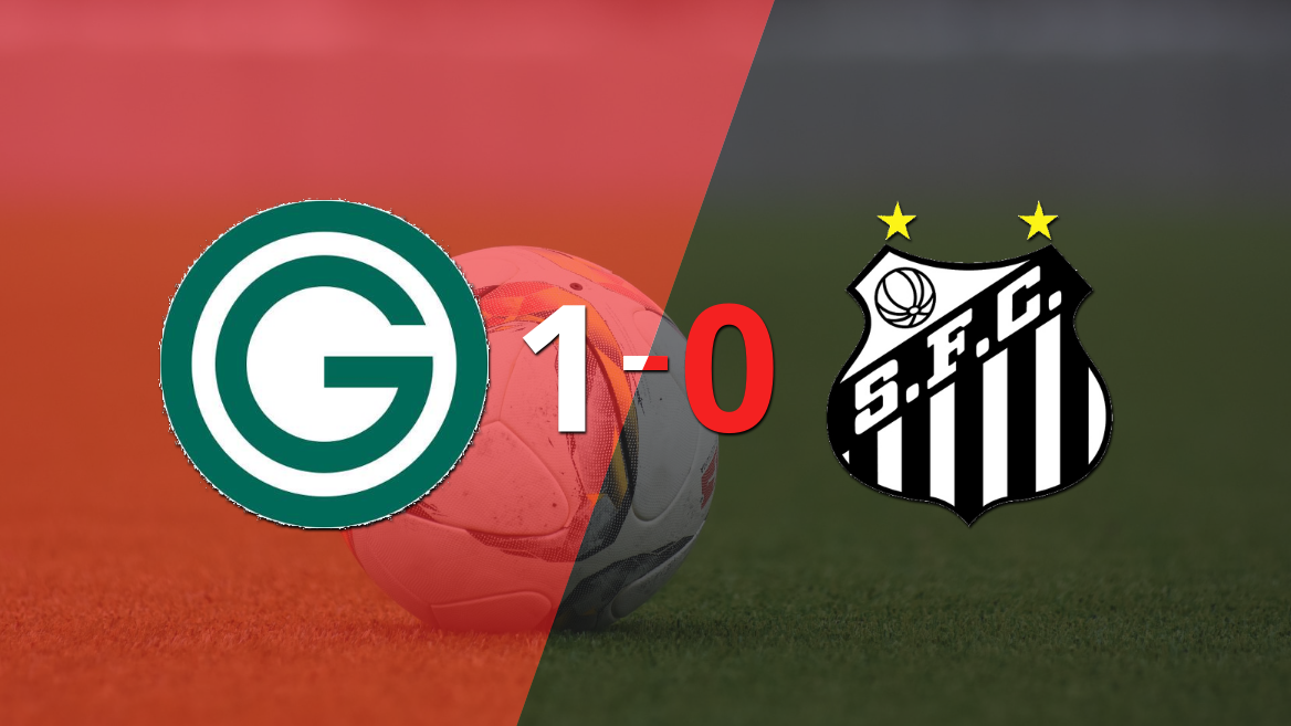 Con un solo tanto, Goiás derrotó a Santos en el estadio Hailé Pinheiro