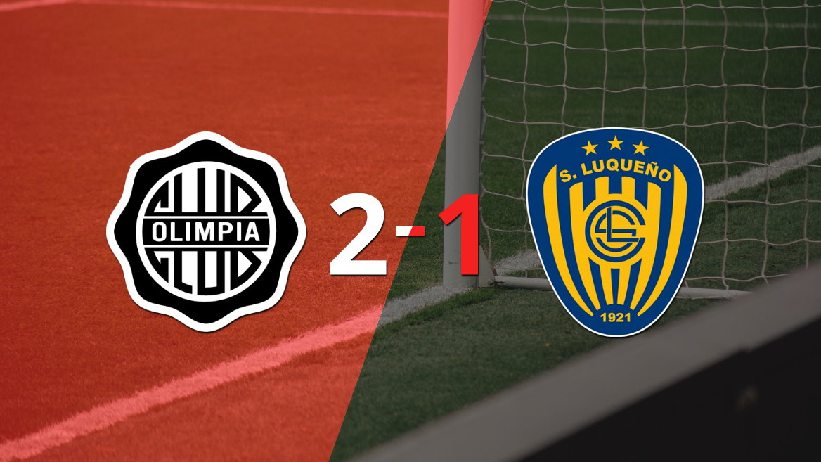 Olimpia logra 3 puntos al vencer de local a Sportivo Luqueño 2-1