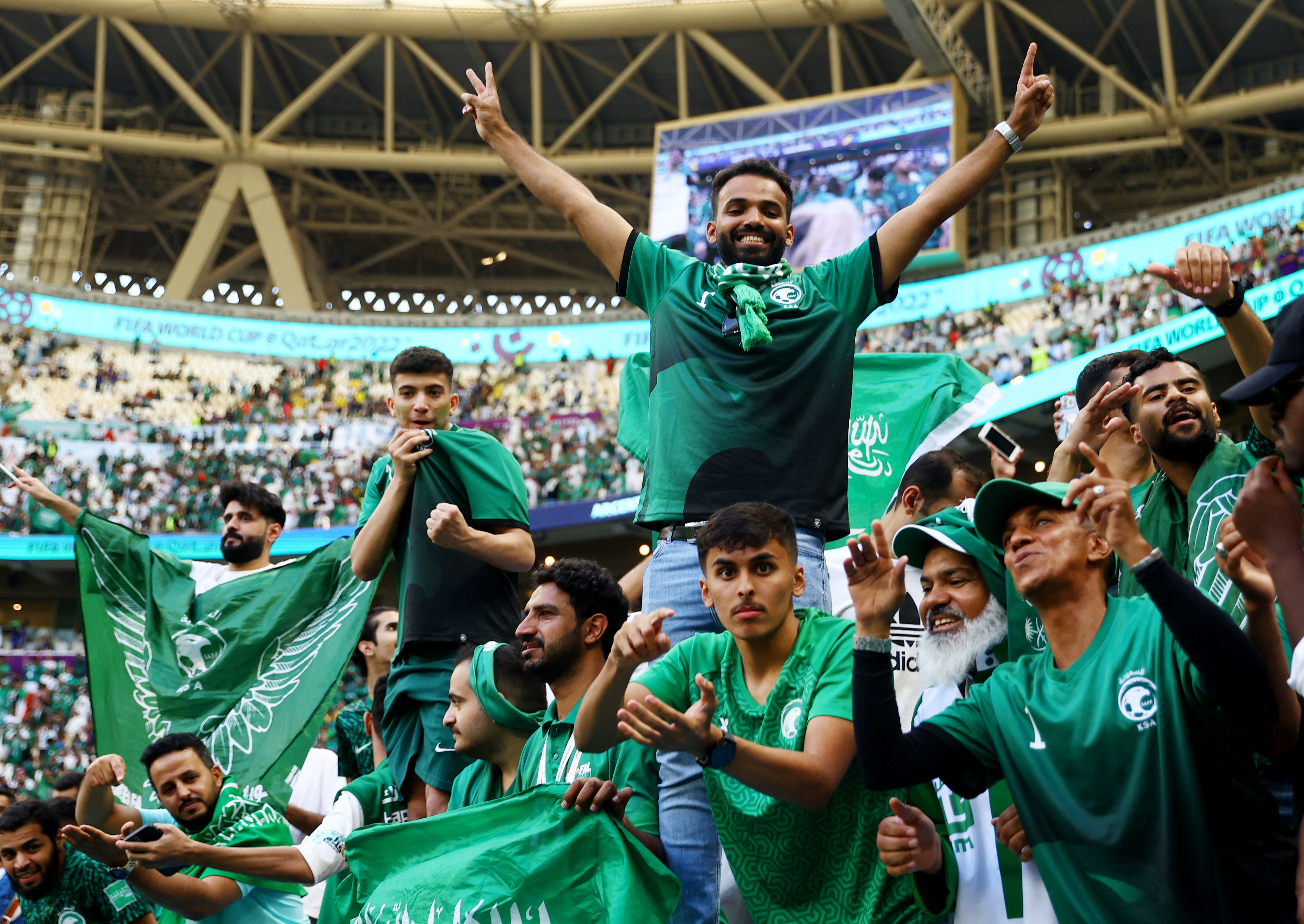 Arabia Saudita sumó los primeros tres puntos del Grupo C (Reuters)