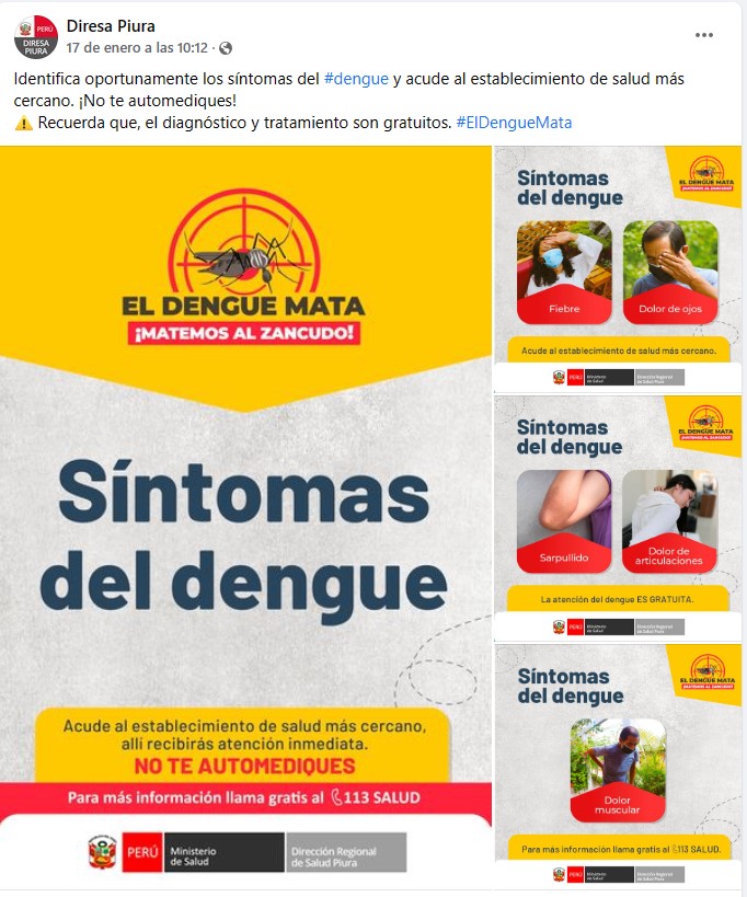 Piura Registra Más De Mil Casos De Dengue Y Pone En Alerta A Seis Distritos De La Ciudad Norteña