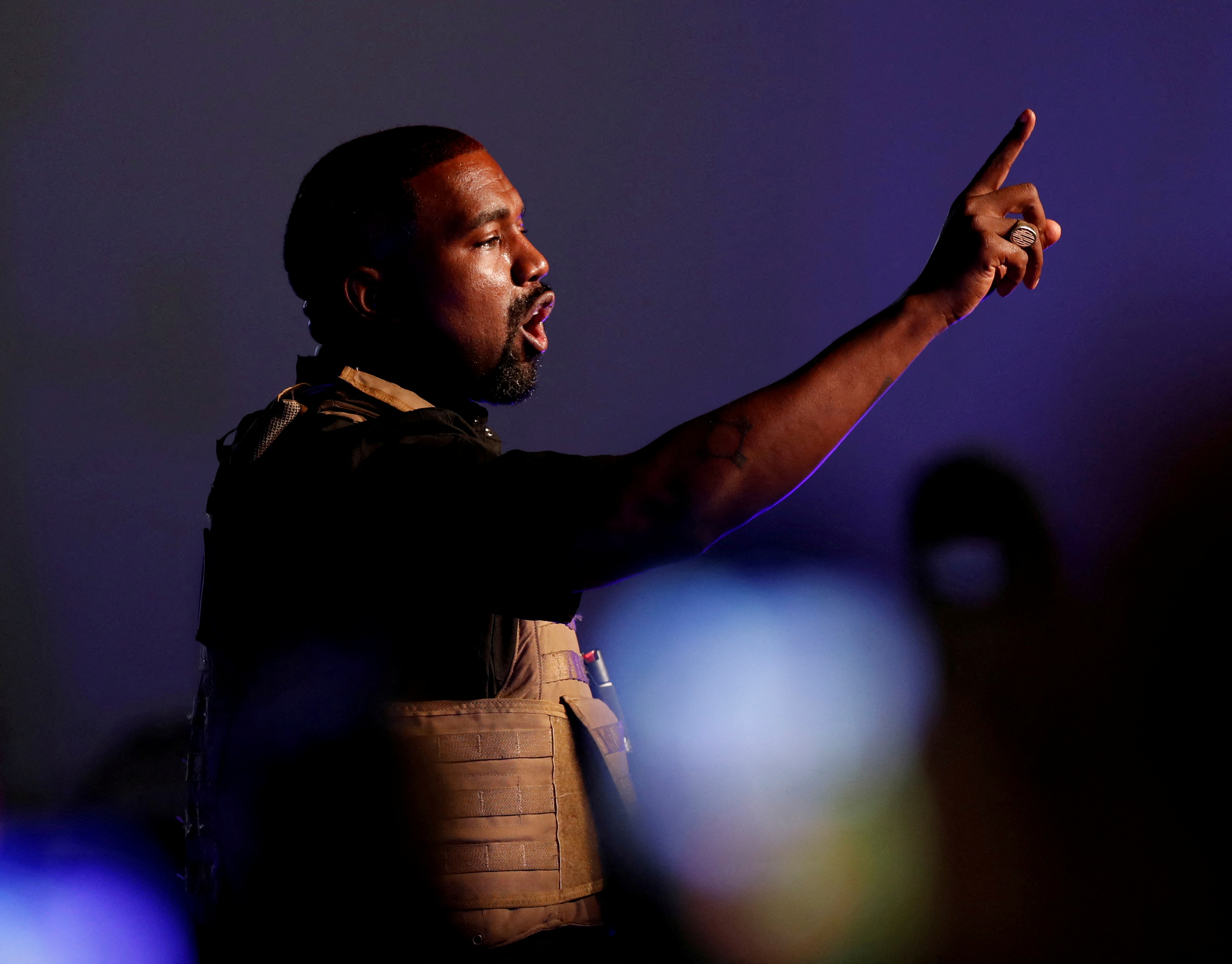 El rapero Kanye West REUTERS/Randall Hill