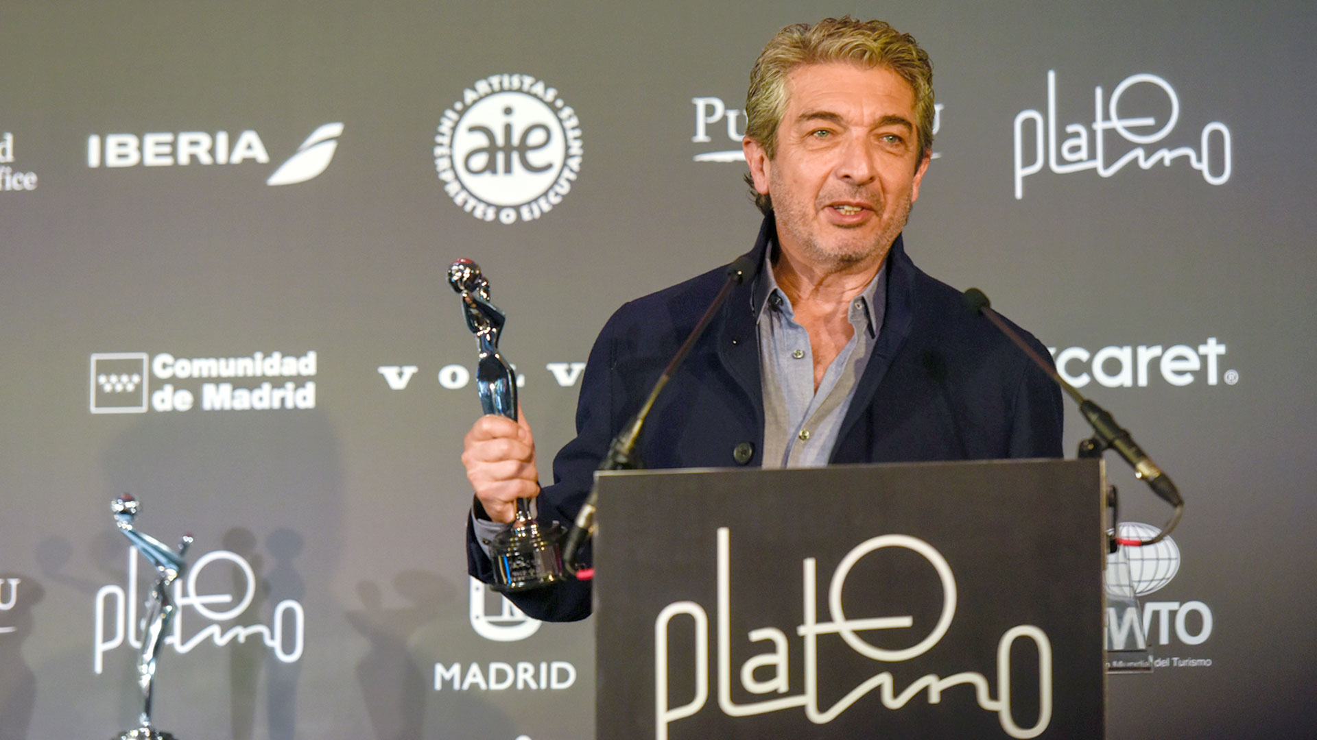 Ricardo Darín ganó dos premios del público por Argentina 1985 (Créditos: Prensa Premios Platino)