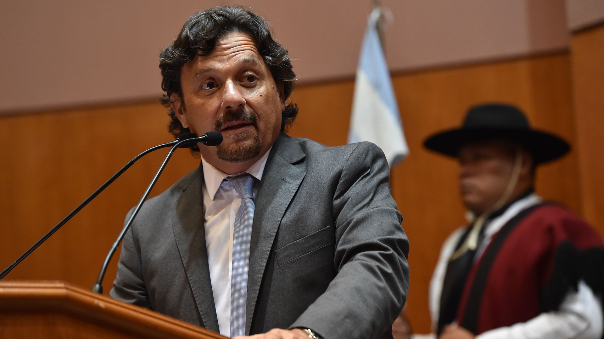 El actual gobernador de Salta, Gustavo Sáenz, se presentará para la reelección. 