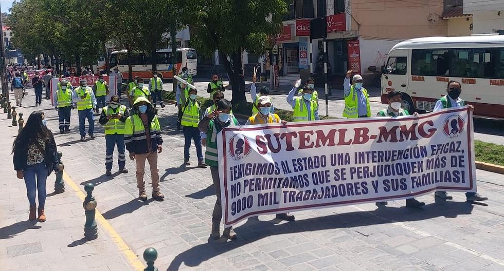 Las Bambas: Trabajadores de la minera marchan hoy e inician huelga de hambre