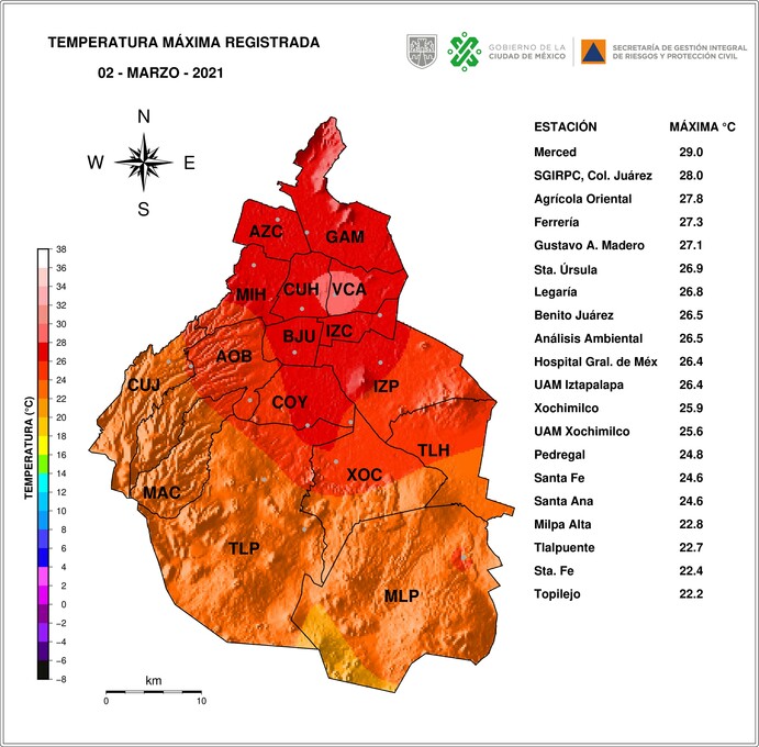 El Calor Pegará A Cdmx Activaron Alerta Amarilla Para El 3 De Marzo Por Altas Temperaturas En 9471