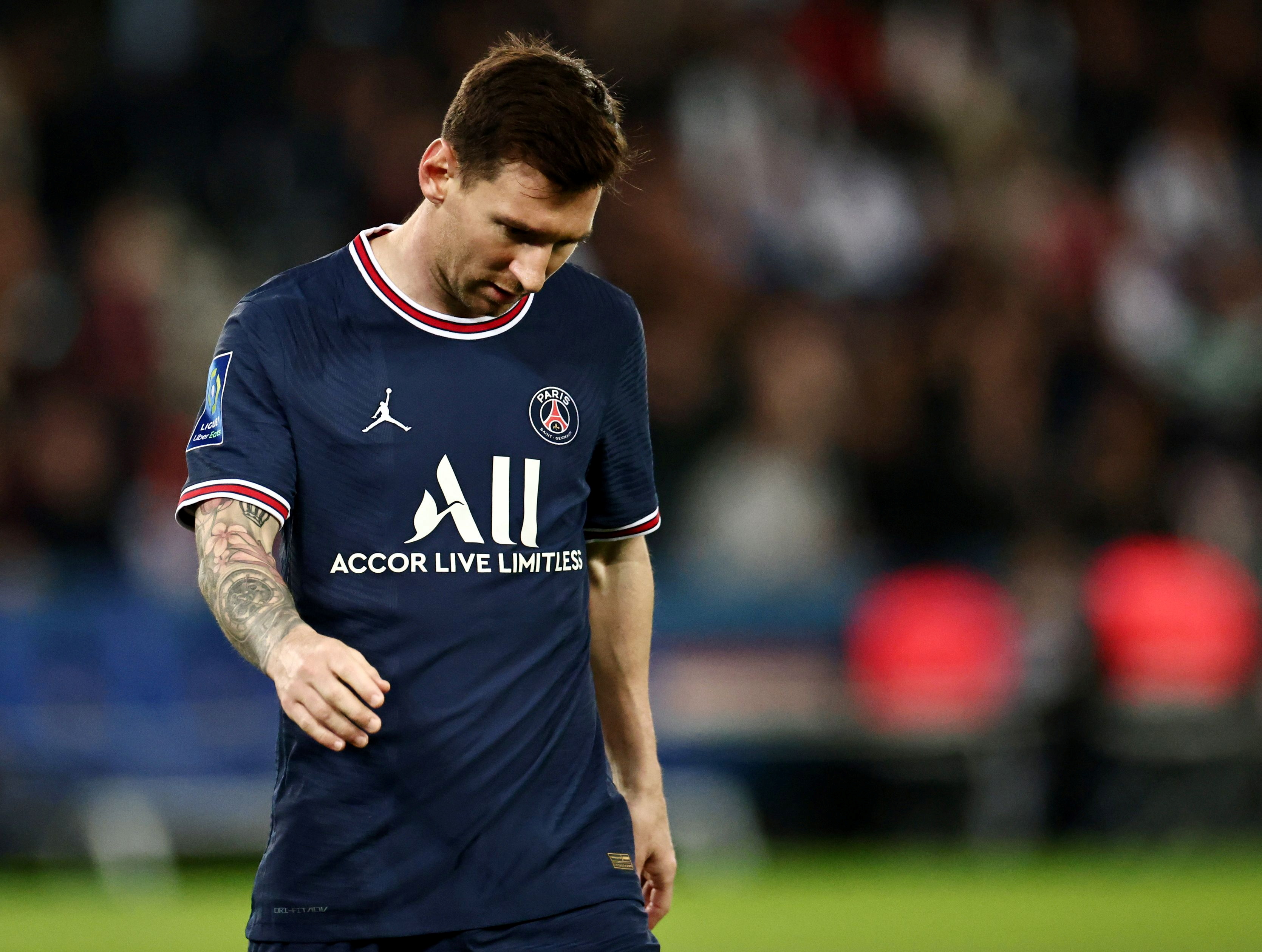 Lionel Messi se perdió los últimos dos partidos con el PSG por lesión (Reuters)