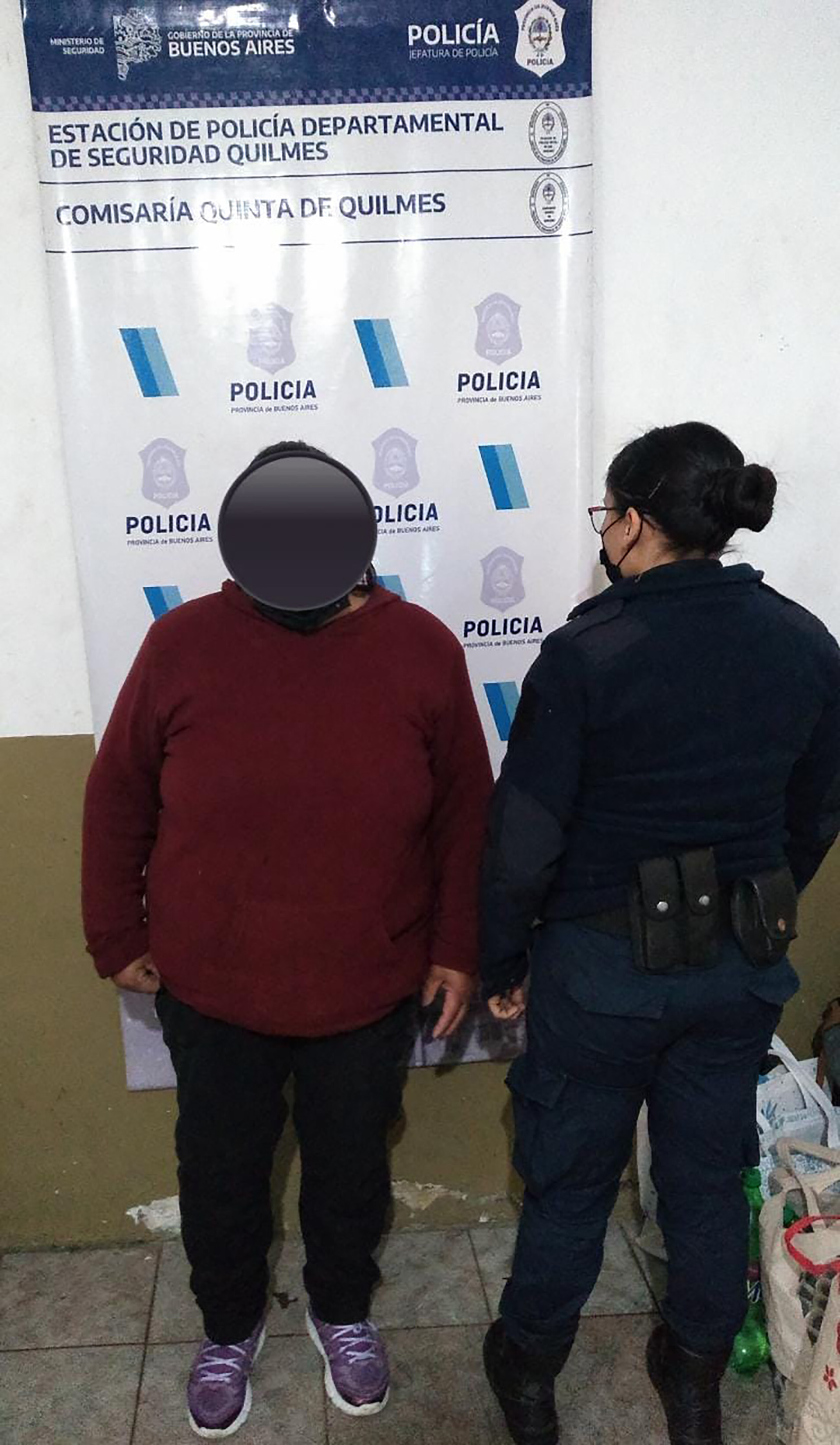 La mujer de 62 años quedó detenida