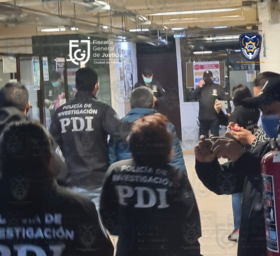 Saúl Huerta se entregó a las autoridades y fue trasladado al Reclusorio Oriente (Foto: FGJCDMX)