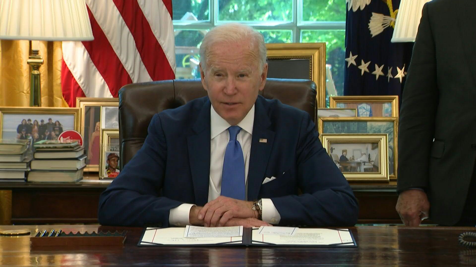 Joe Biden, presidente de EEUU. AFP