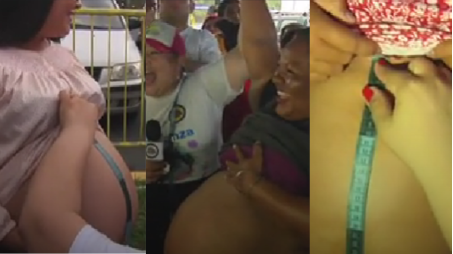 Nicaragua celebró su tradicional concurso“la panza de embarazo más grande”