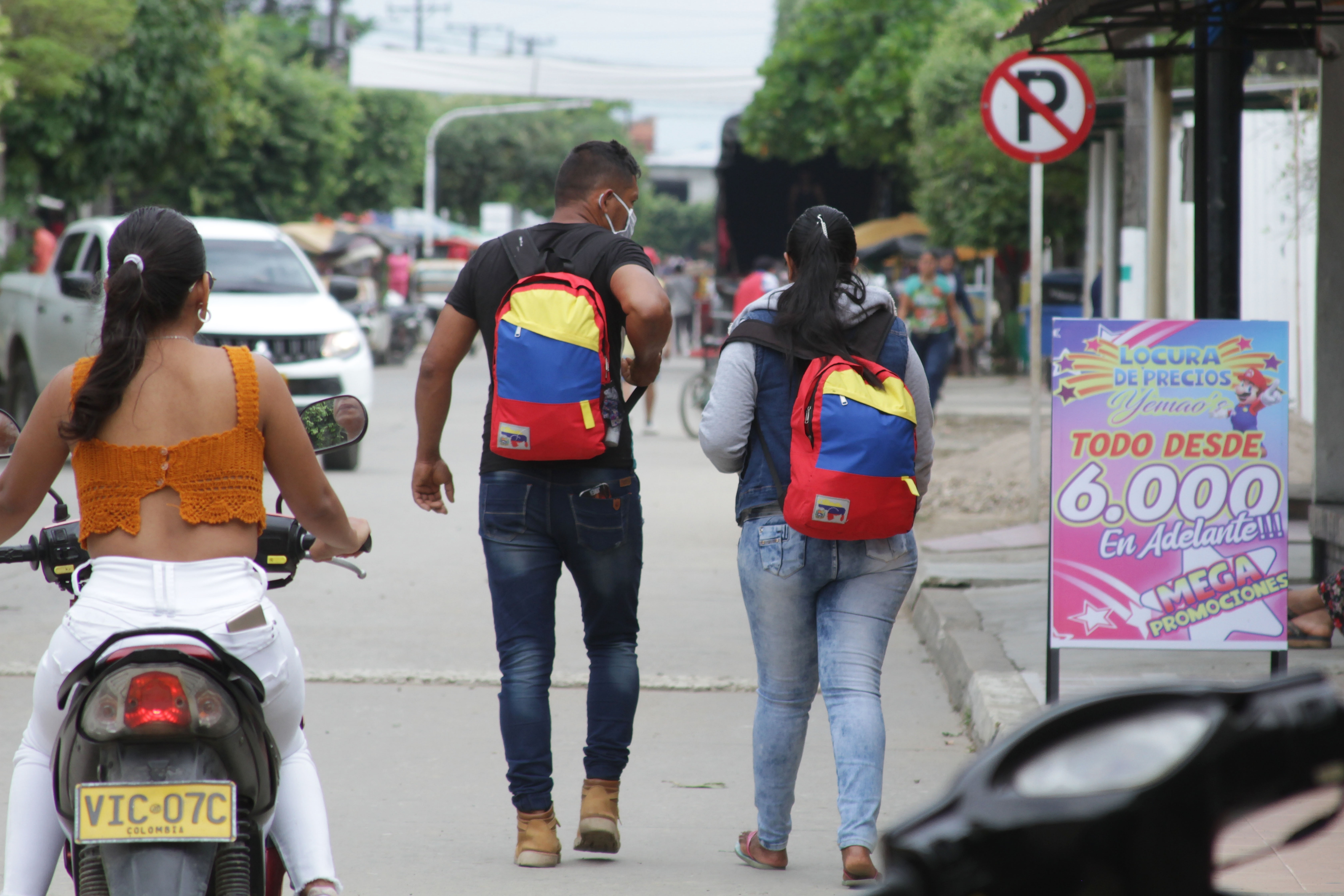 Migrantes venezolanos en Panamá (EFE/Jebrail Mosquera/Archivo)