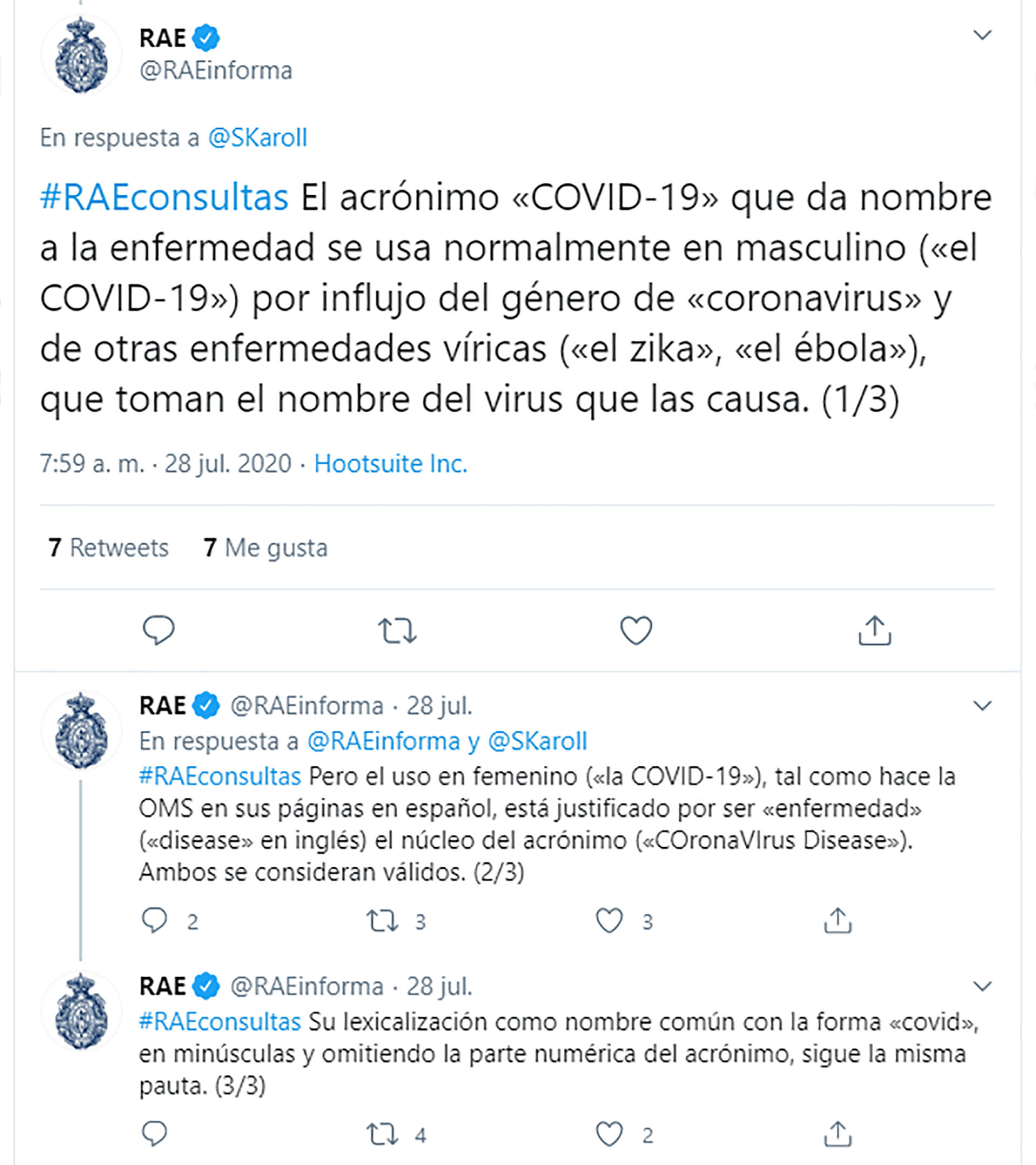 Me Acabo De Levantar En Ingles El” Covid o “la” Covid? La RAE zanjó la polémica - Infobae