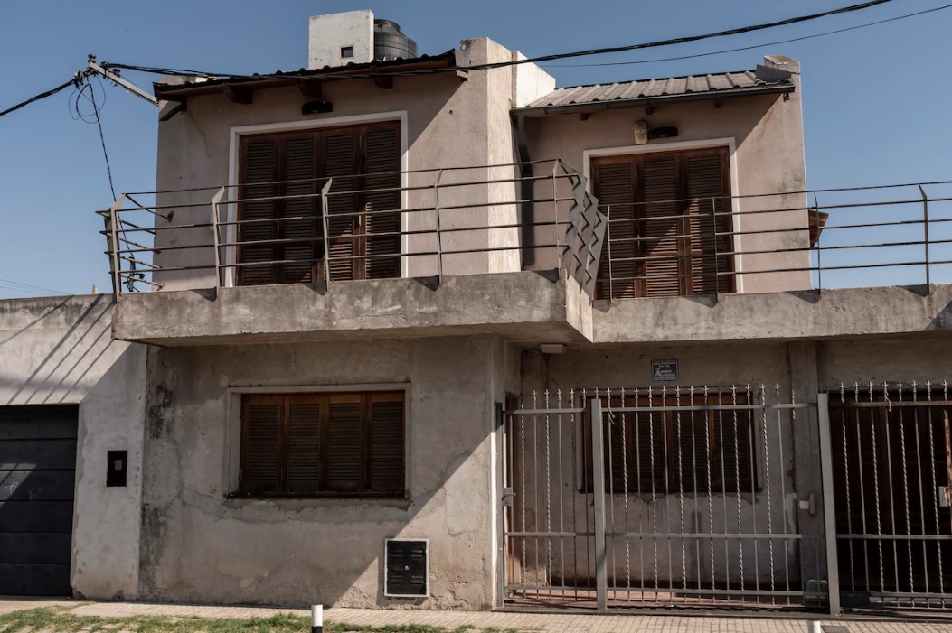 Casa de infancia de Messi en Barrio La Bajada. (Anita Pouchard Serra para The Washington Post)