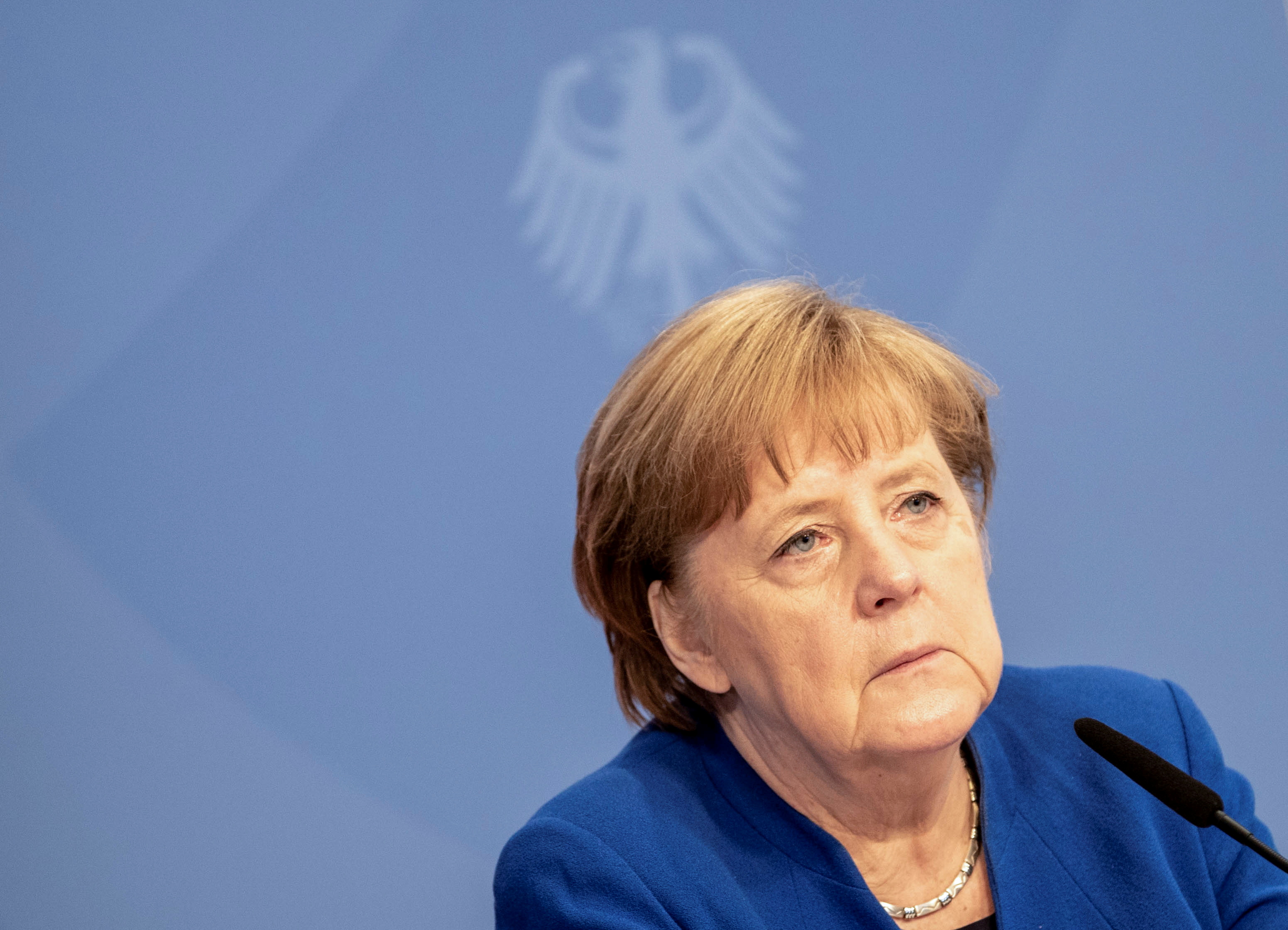 Angela Merkel este jueves en Berlín (Filip Singer via REUTERS)