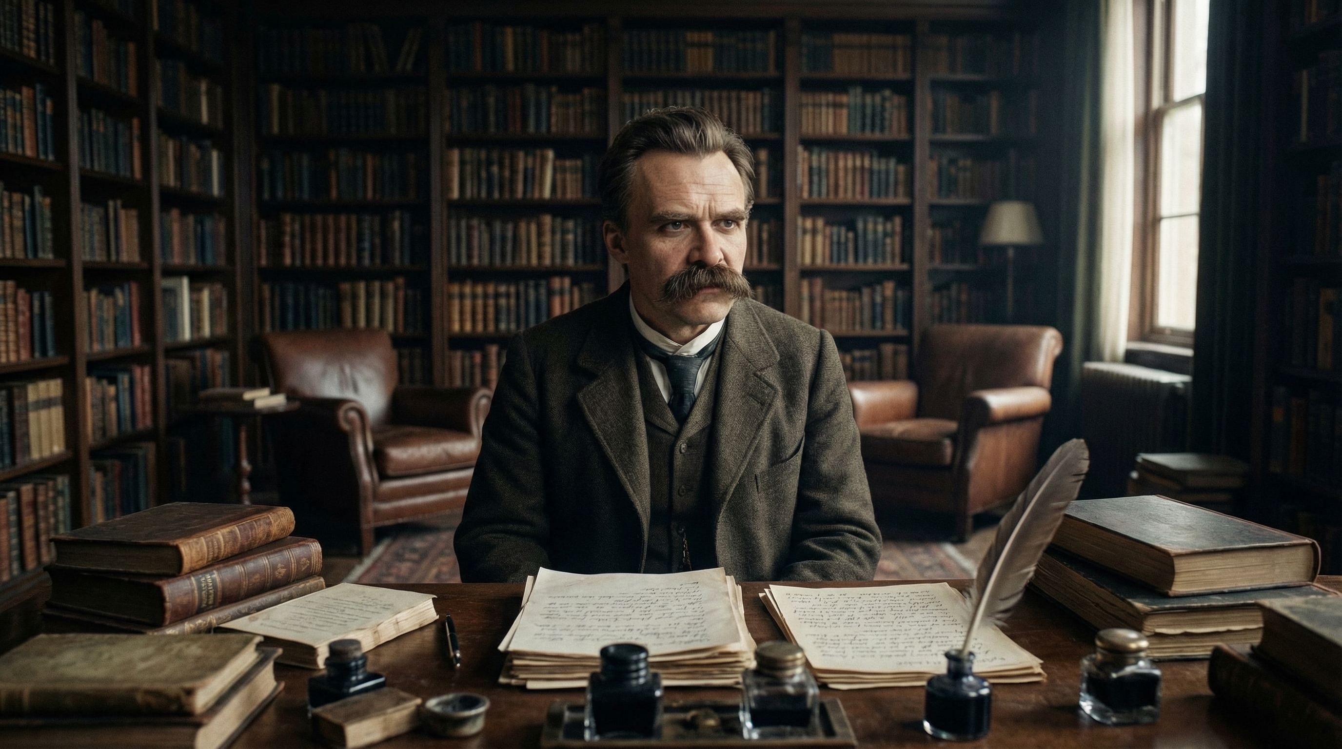 Friedrich Nietzsche, fil&oacute;sofo alem&aacute;n: 