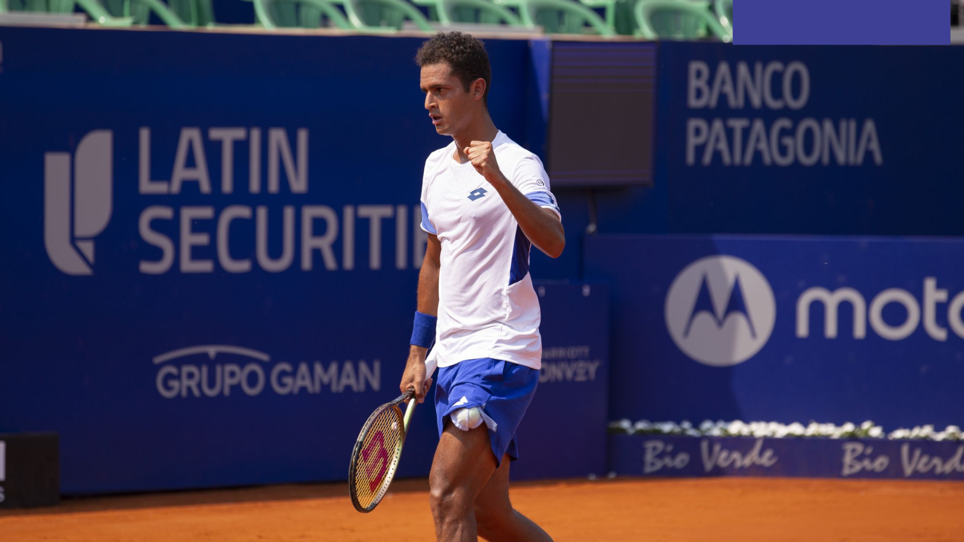 Juan Pablo Varillas logró avanzar a segunda ronda en el ATP 250 de Buenos Aires. (argentinaopen)