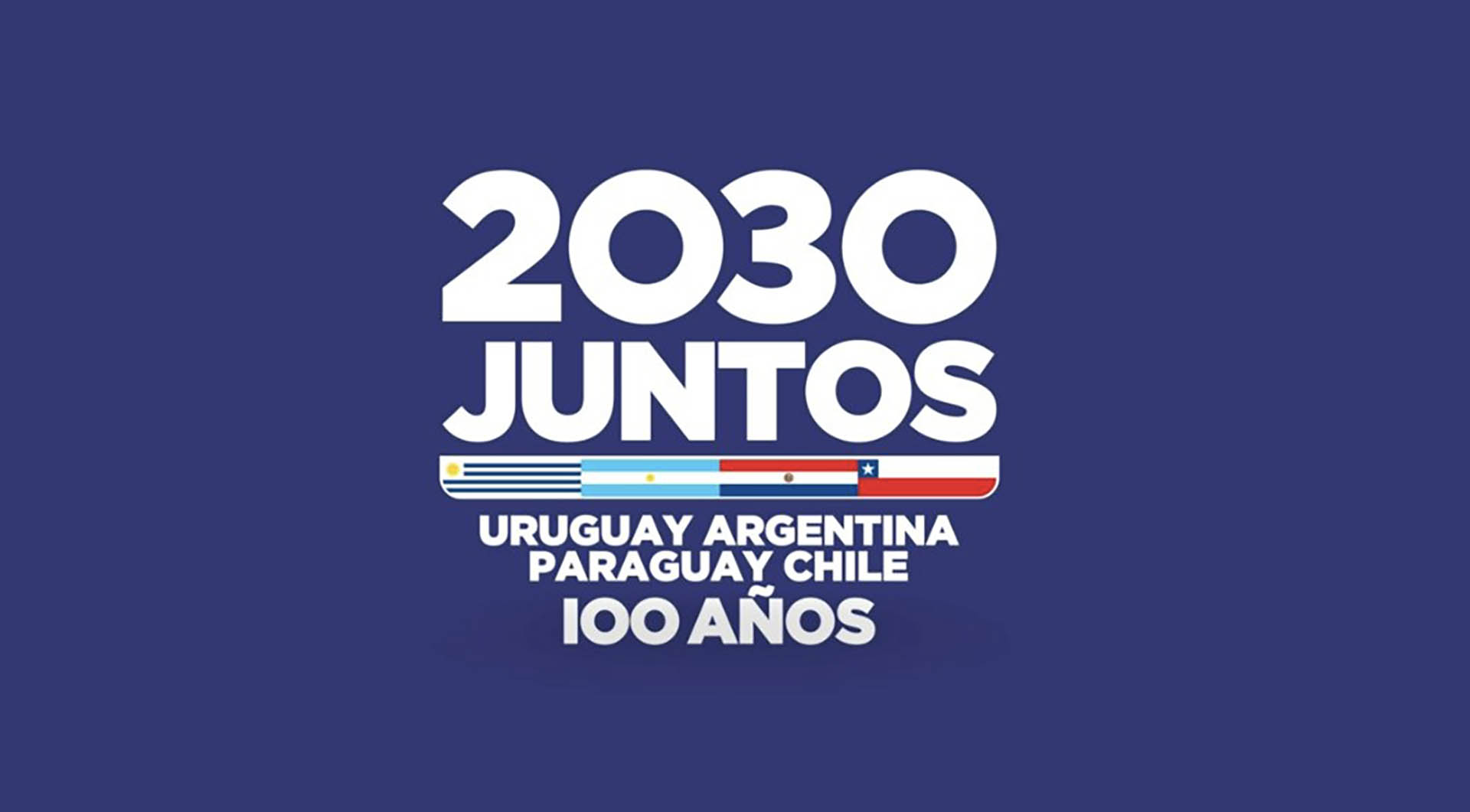El emblema de la candidatura del 2030