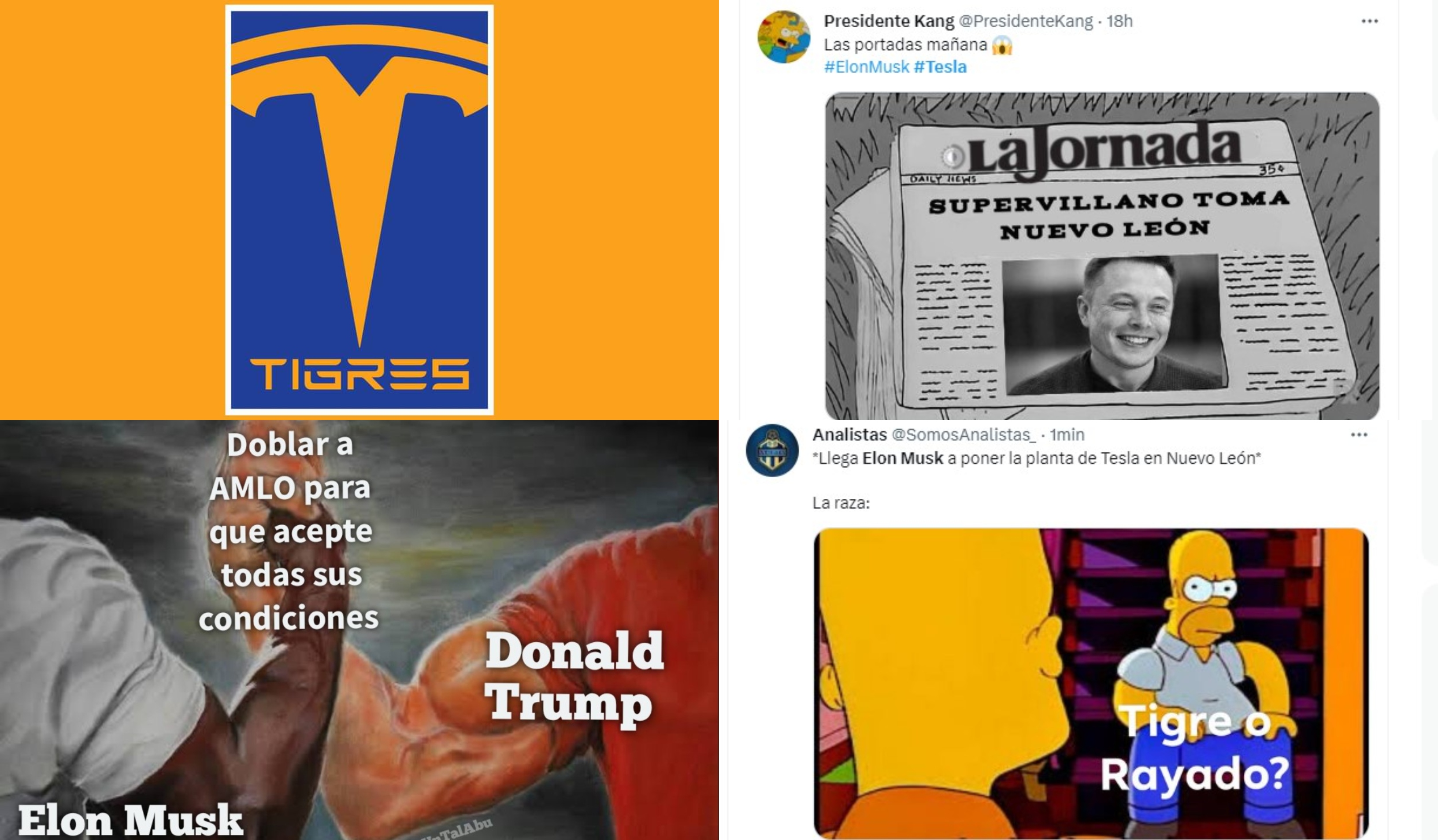 Users on social networks reacted with memes to the arrival of Elon Musk's million-dollar company in Mexico (Screenshot)