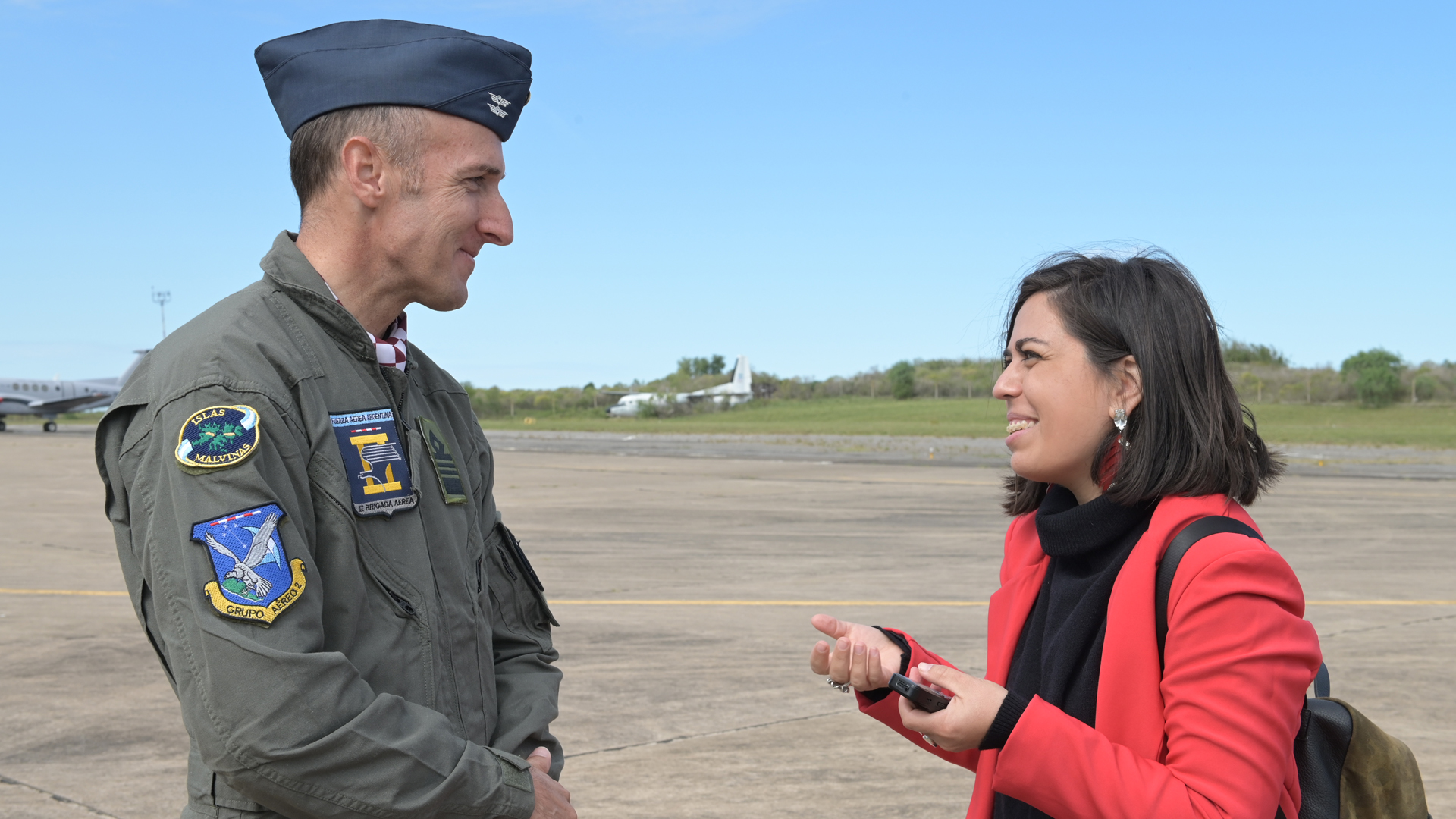 El Jefe del Grupo II, en diálogo con DEF, brindó detalles sobre las aeronaves recientemente incorporadas a la Armada y a la Fuerza Aérea Argentina (Fernando Calzada)